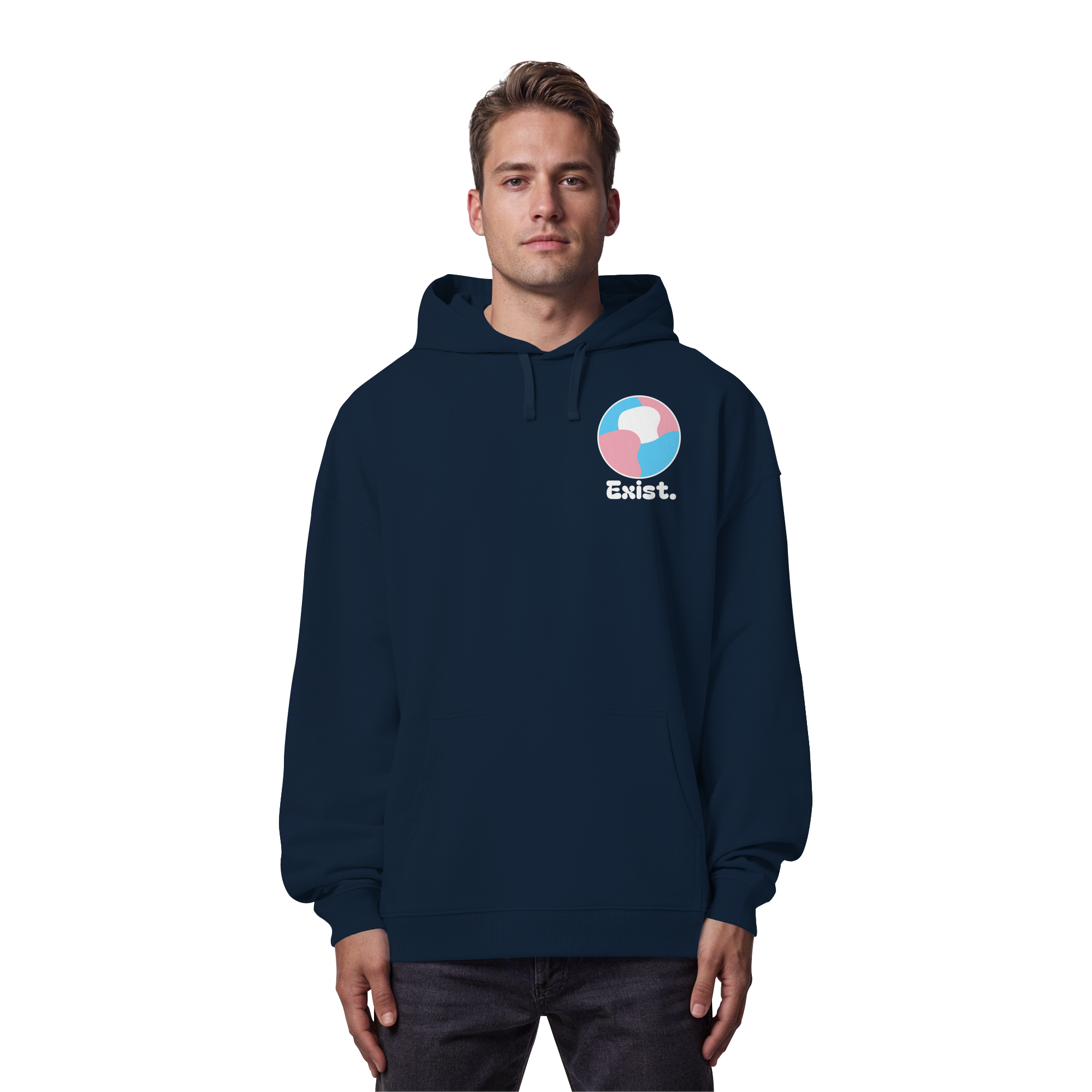 Exist "Trans Edition" - Organic Oversize Hoodie