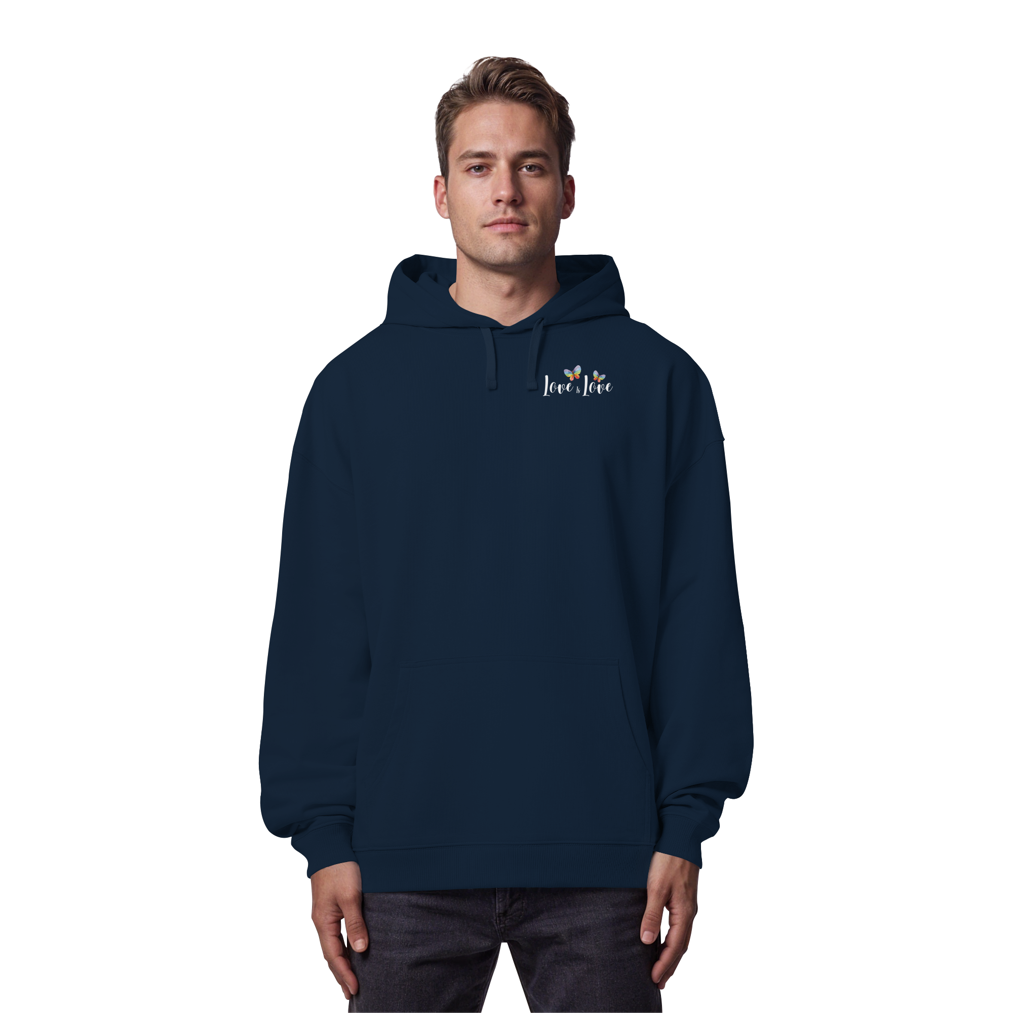 Love is Love "Butterfly Edition" - Organic Oversize Hoodie