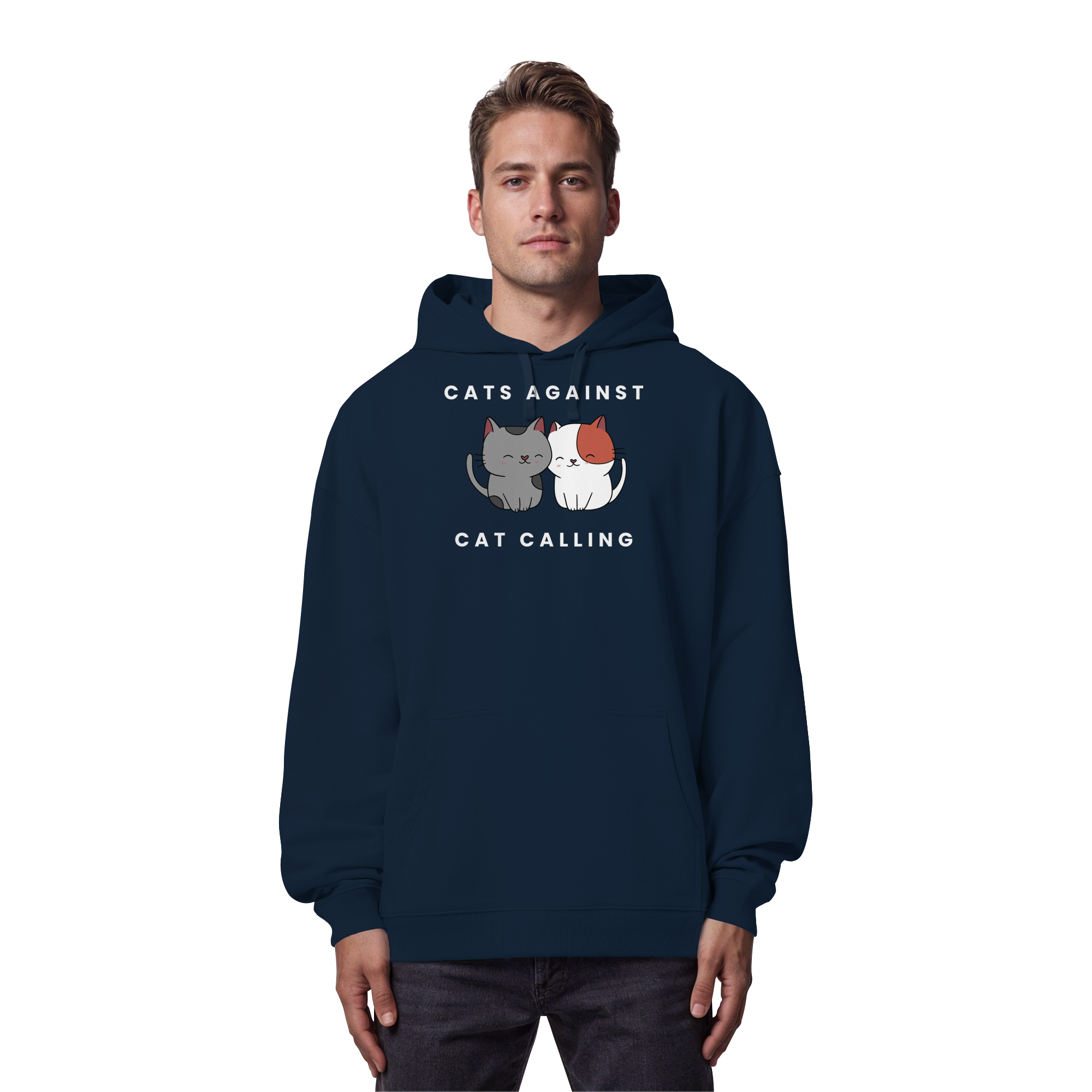 Cats Against Catcalling "Cuddle Edition" - Organic Oversize Hoodie