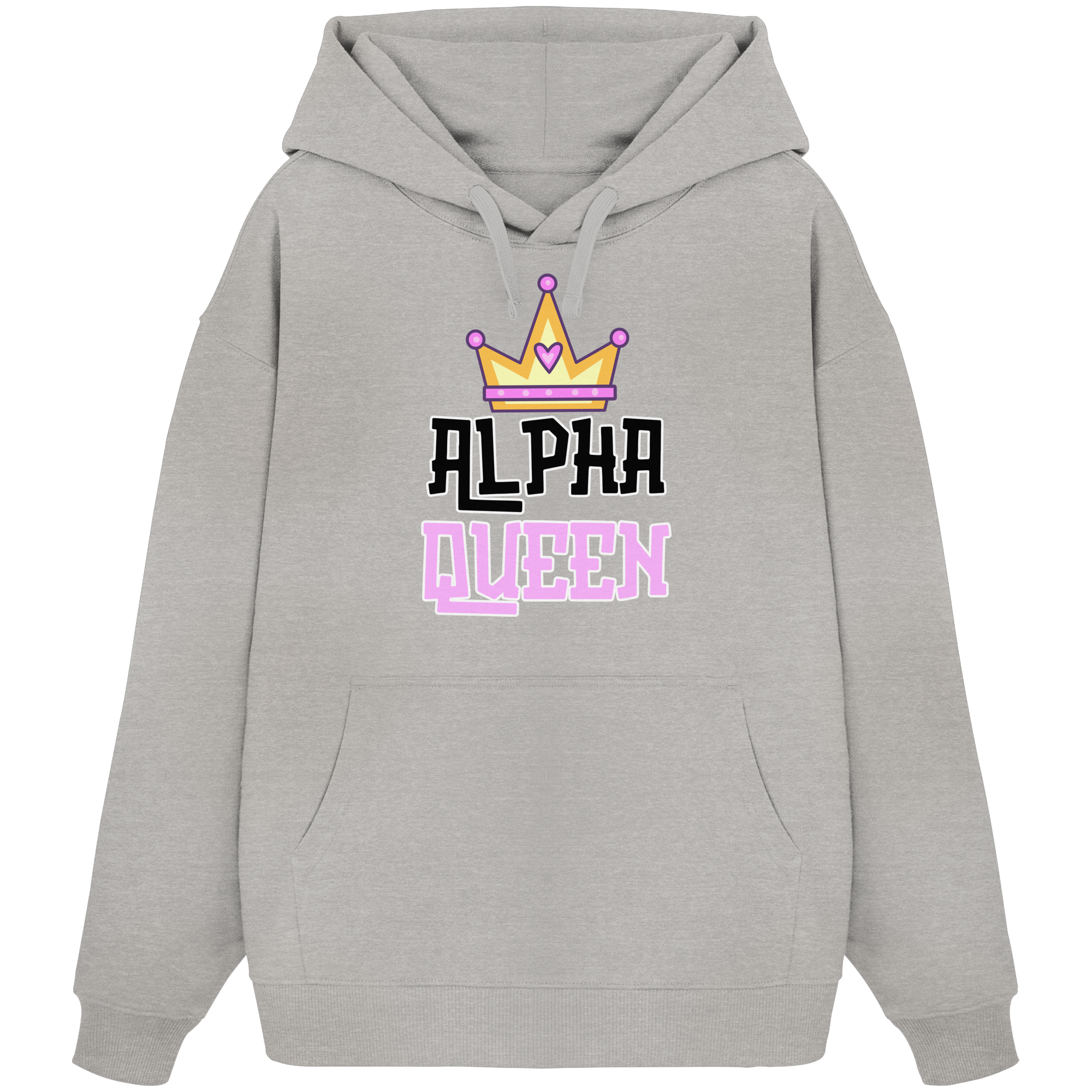 Alpha Queen - Organic Oversize Hoodie