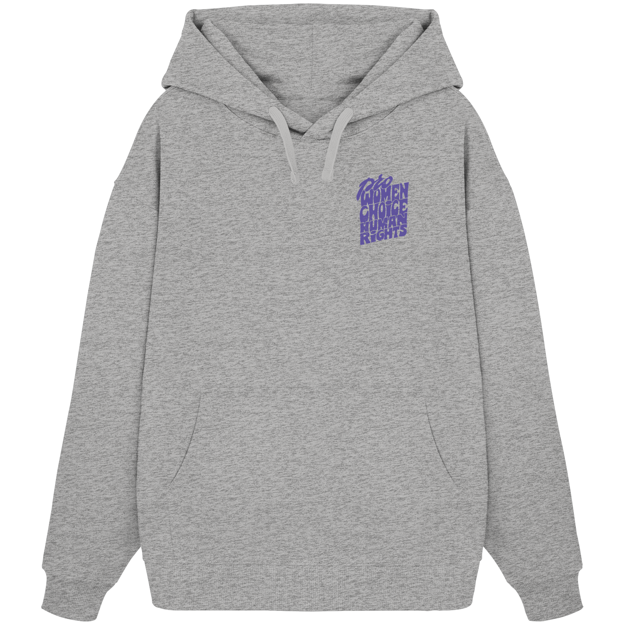 Pro Women Choice Human Rights "Lila Edition" - Organic Oversize Hoodie