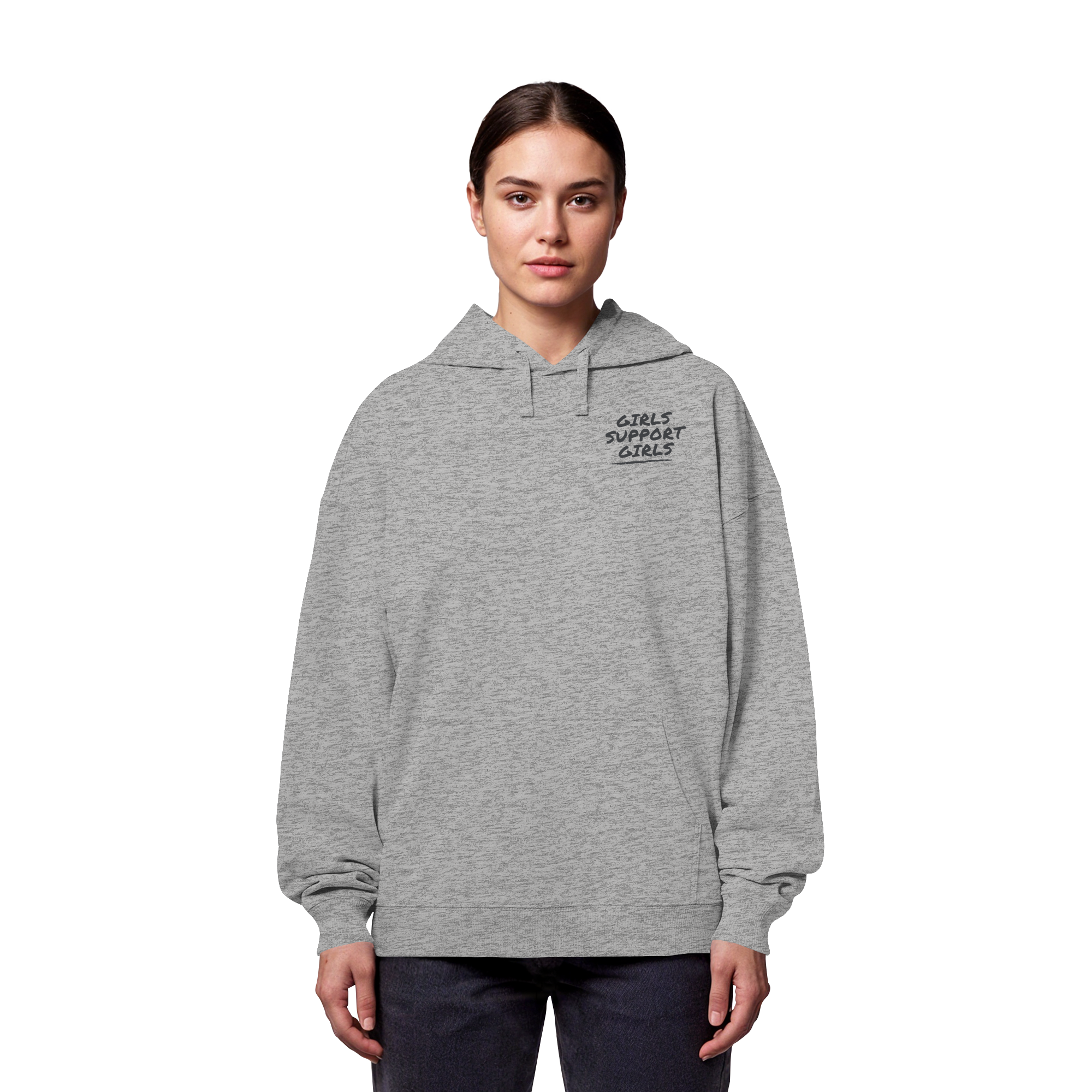 Girls Support Girls - Organic Oversize Hoodie