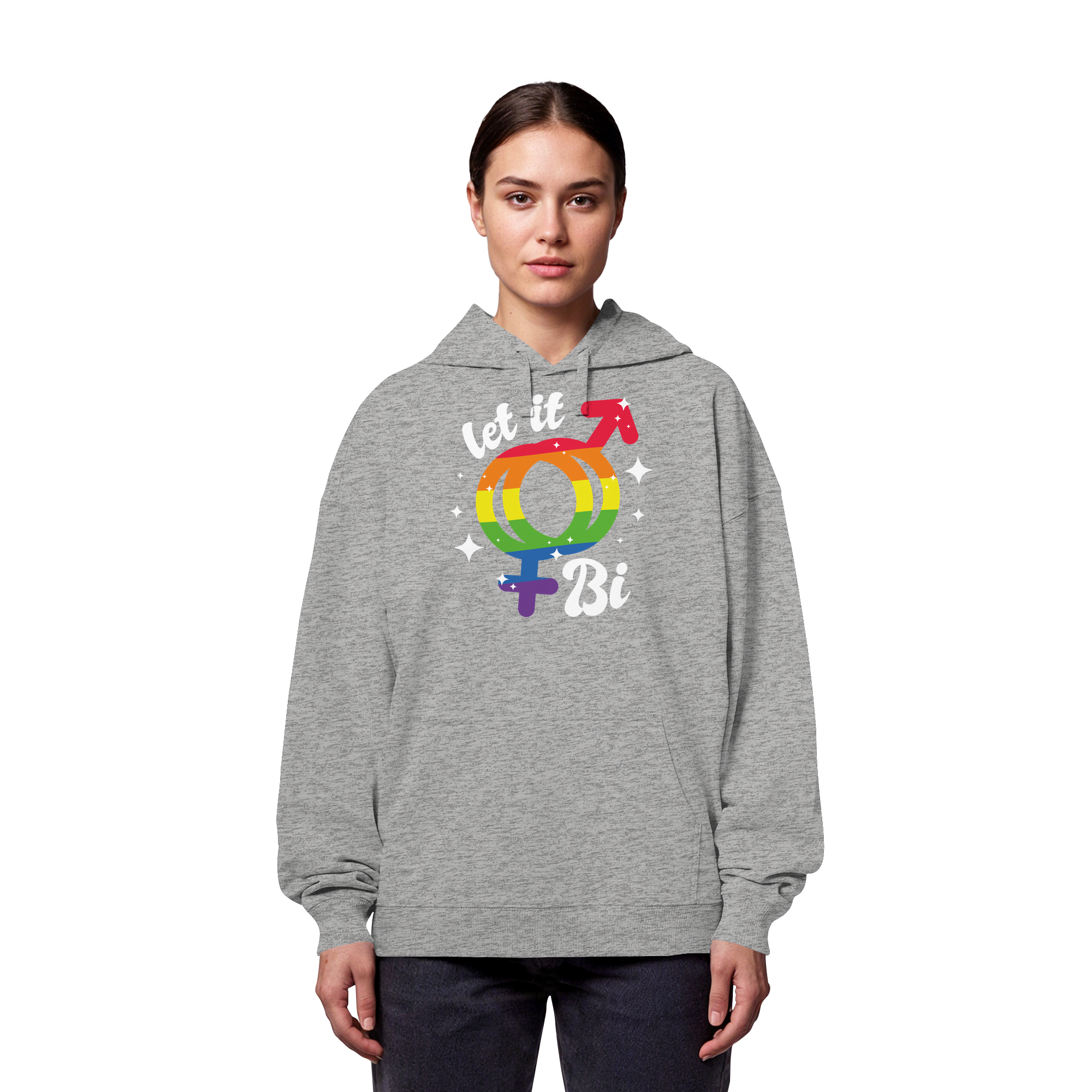 Let it Bi - Organic Oversize Hoodie