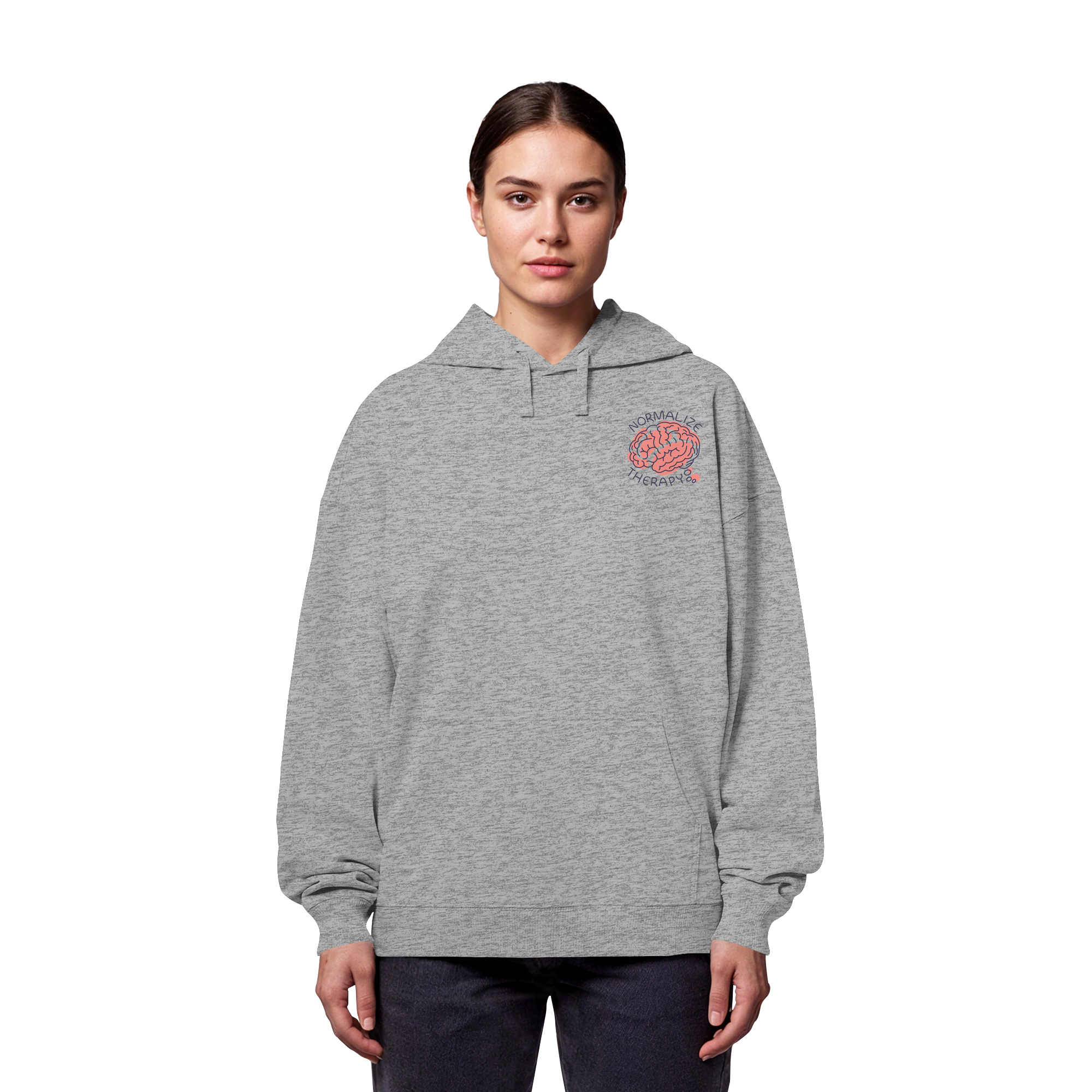 Normalize Therapy - Organic Oversize Hoodie