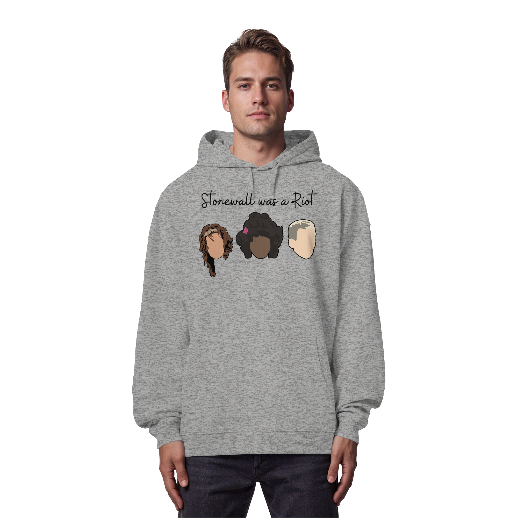 Stonewall was a Riot "Icons Edition" (hell) - Organic Oversize Hoodie