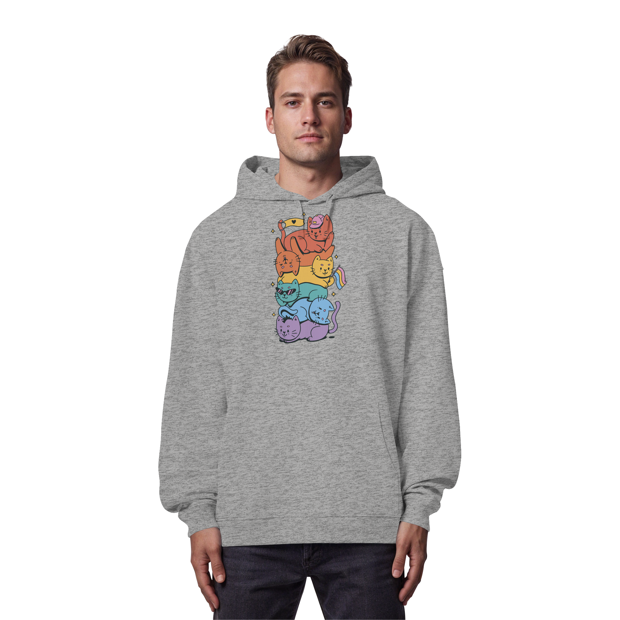 LGBTQ+ Katzen - Organic Oversize Hoodie