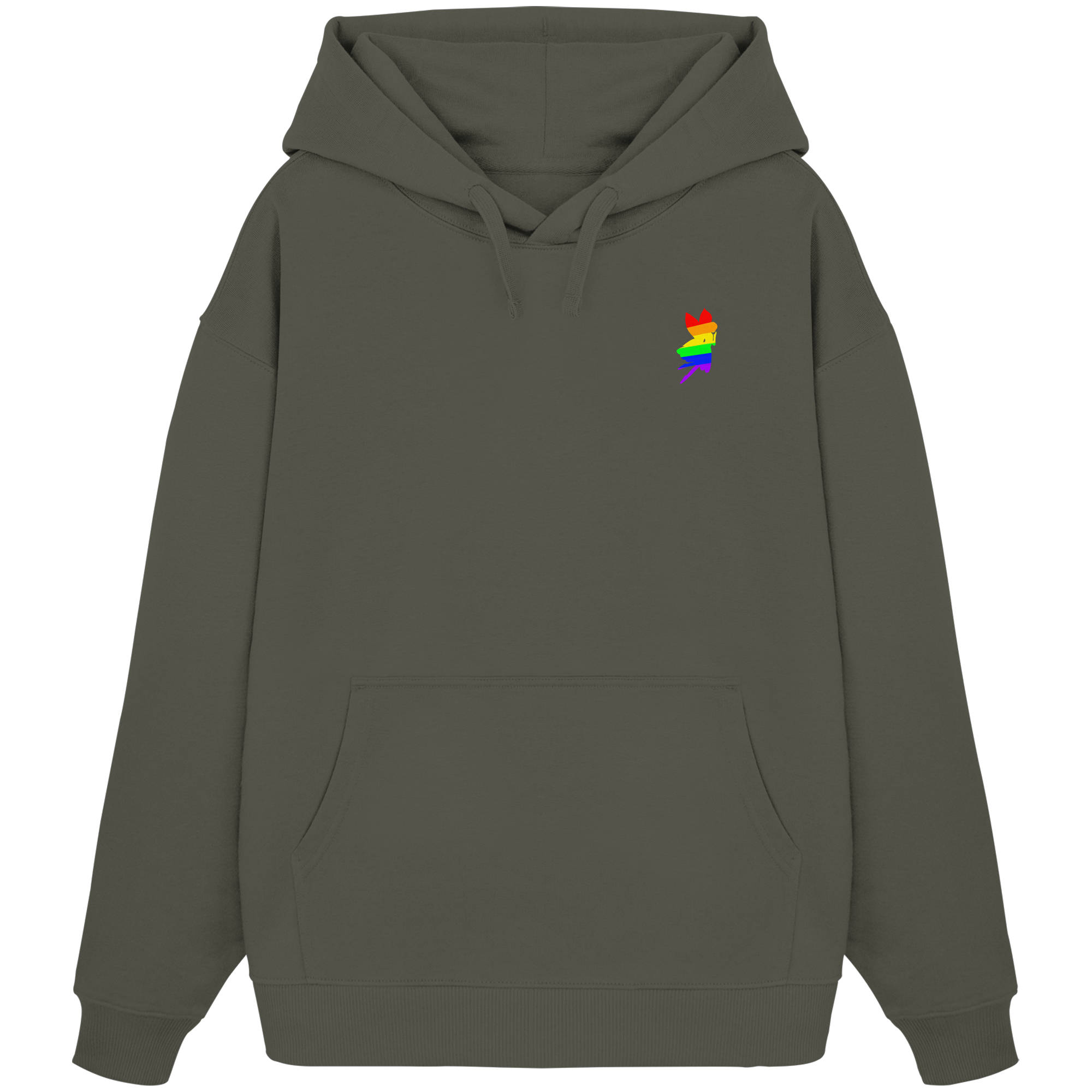 Regenbogen Fee - Organic Oversize Hoodie