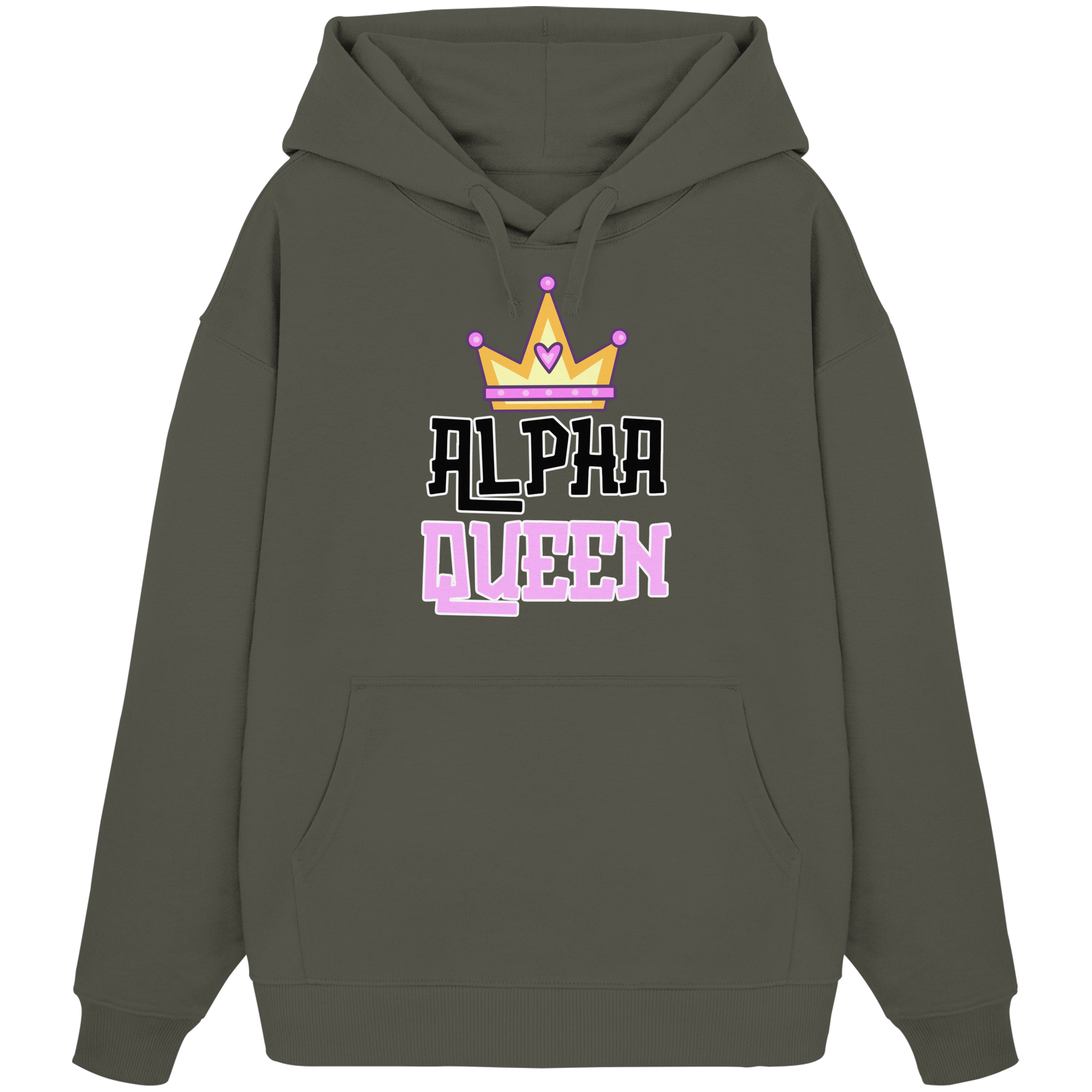 Alpha Queen - Organic Oversize Hoodie