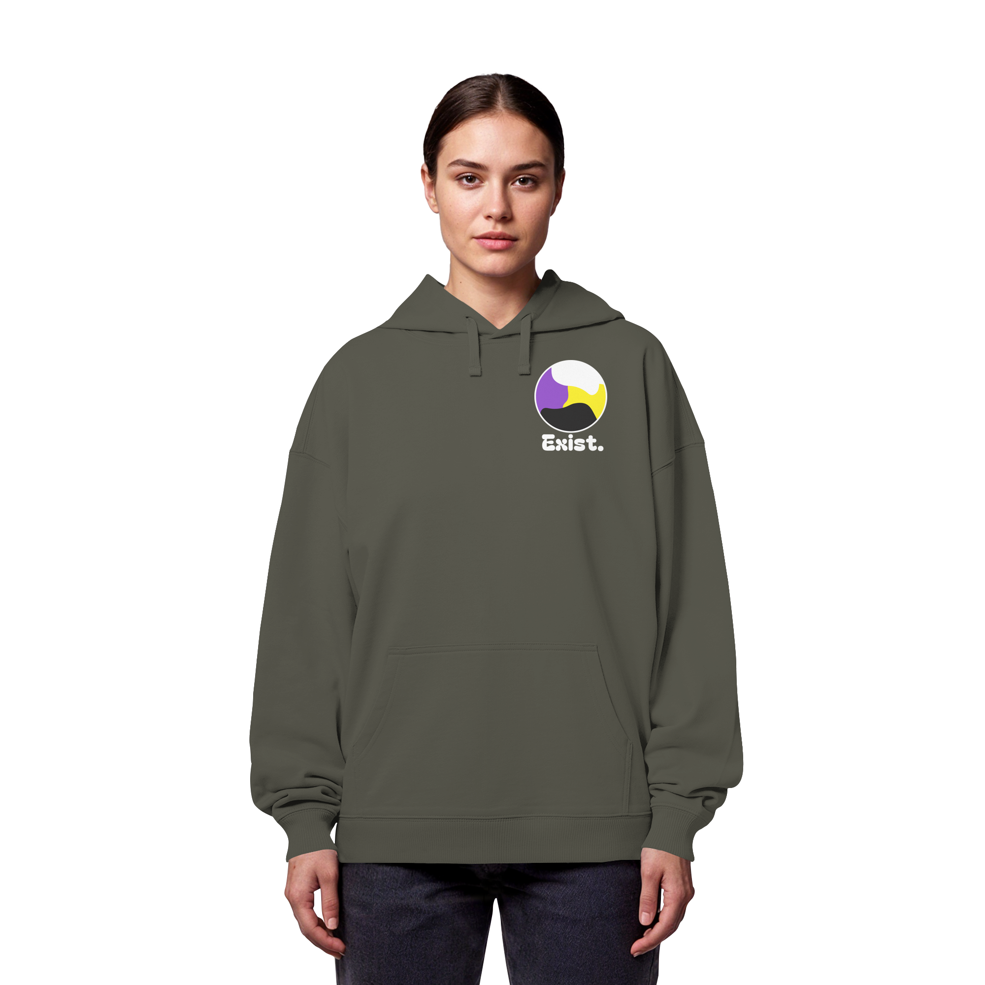 Exist "Nonbinary Edition" - Organic Oversize Hoodie