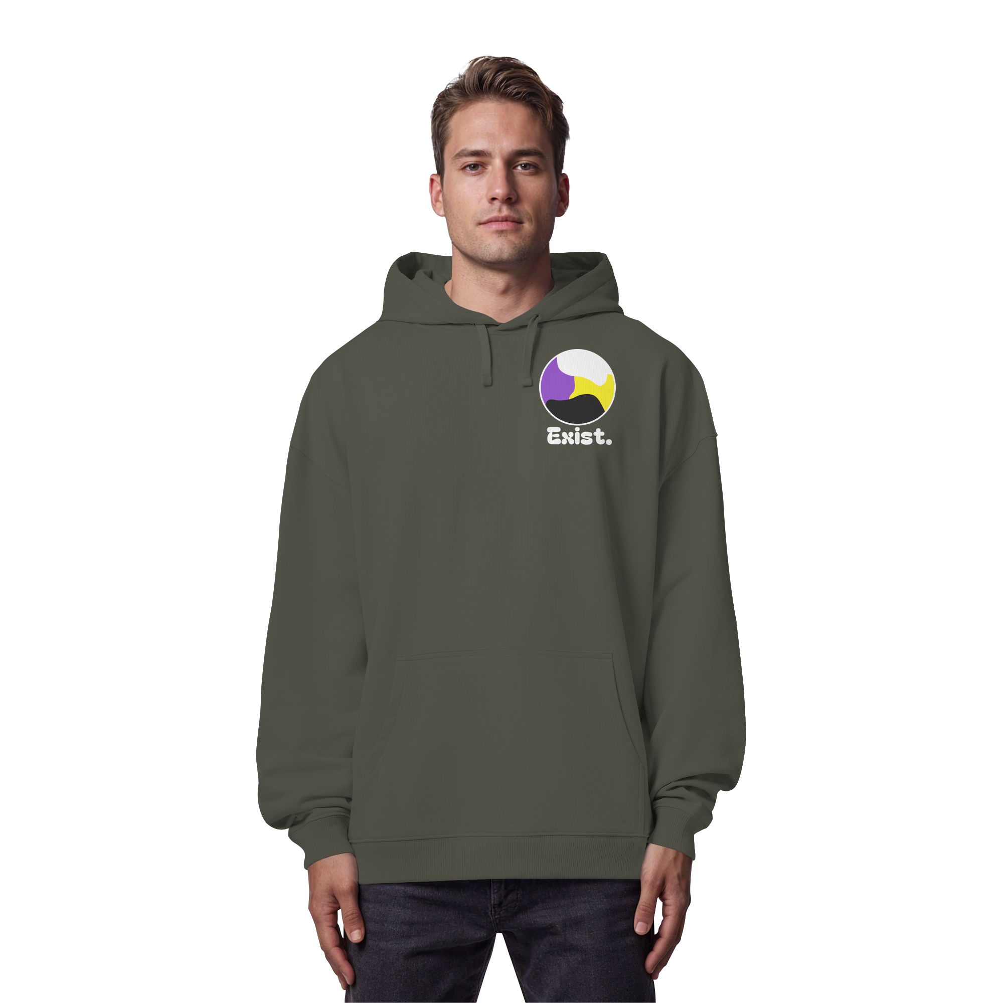 Exist "Nonbinary Edition" - Organic Oversize Hoodie
