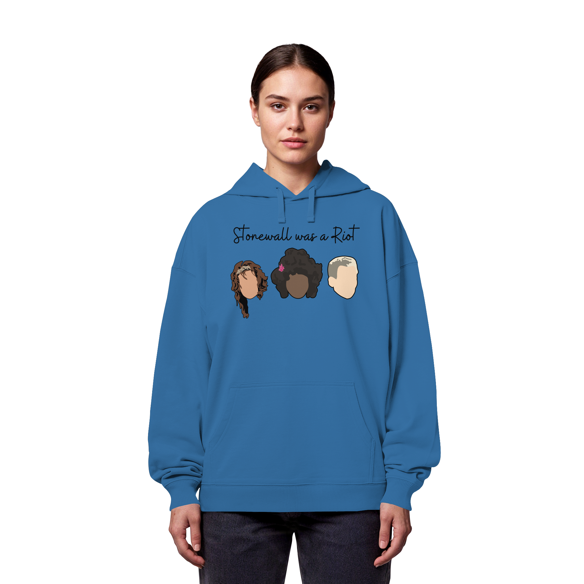 Stonewall was a Riot "Icons Edition" (hell) - Organic Oversize Hoodie
