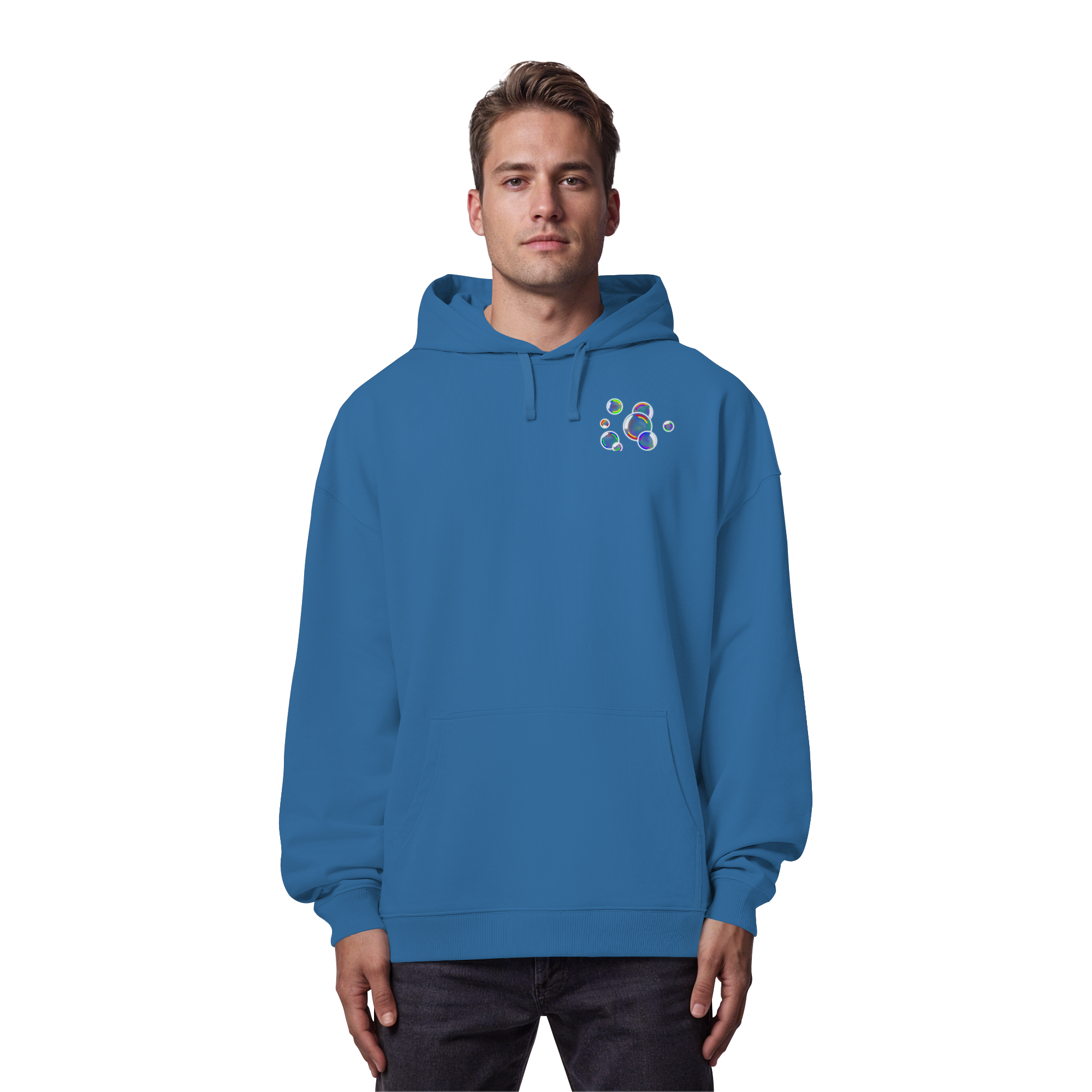 Regenbogen Seifenblasen - Organic Oversize Hoodie