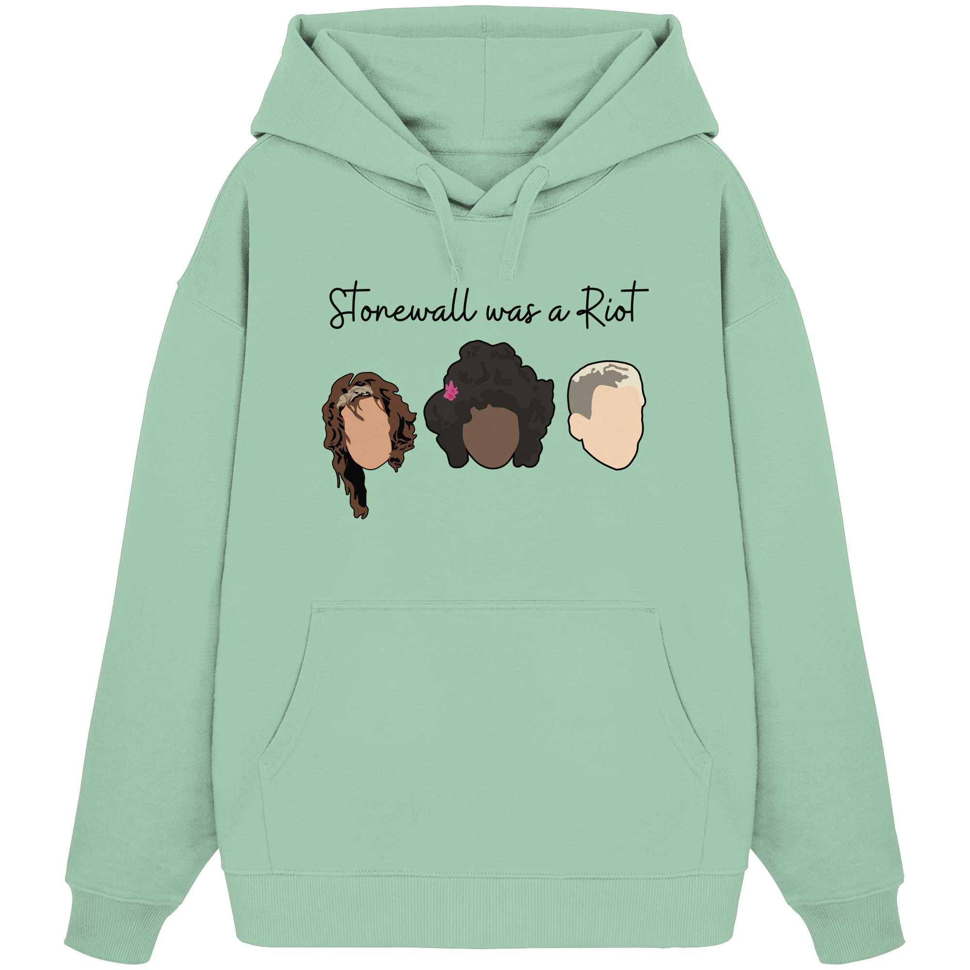 Stonewall was a Riot "Icons Edition" (hell) - Organic Oversize Hoodie