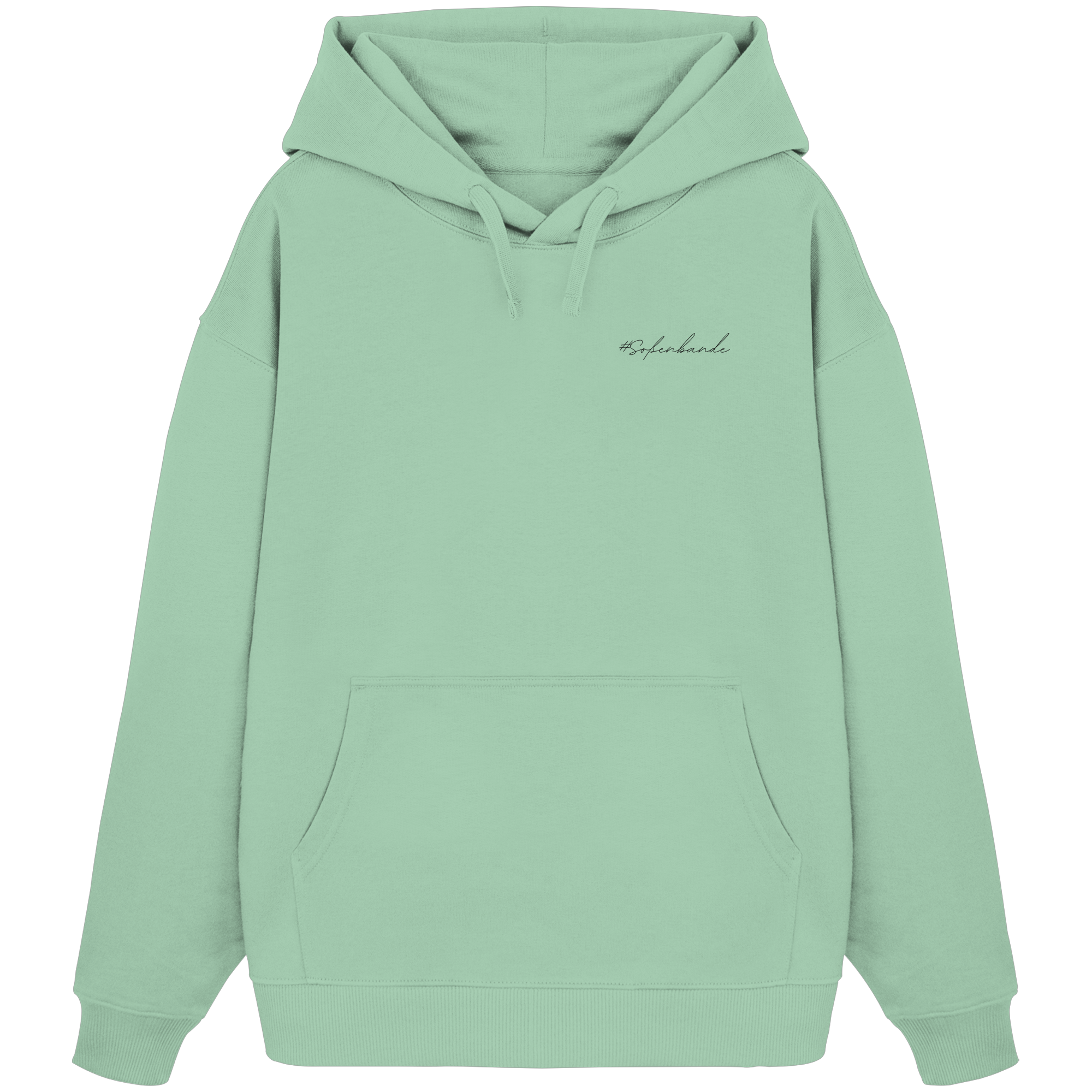 #Soßenbande (schwarze Schrift) - Organic Oversize Hoodie