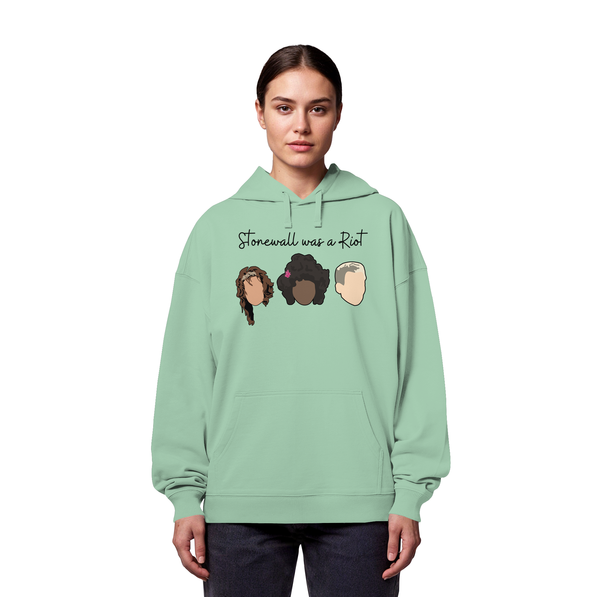 Stonewall was a Riot "Icons Edition" (hell) - Organic Oversize Hoodie