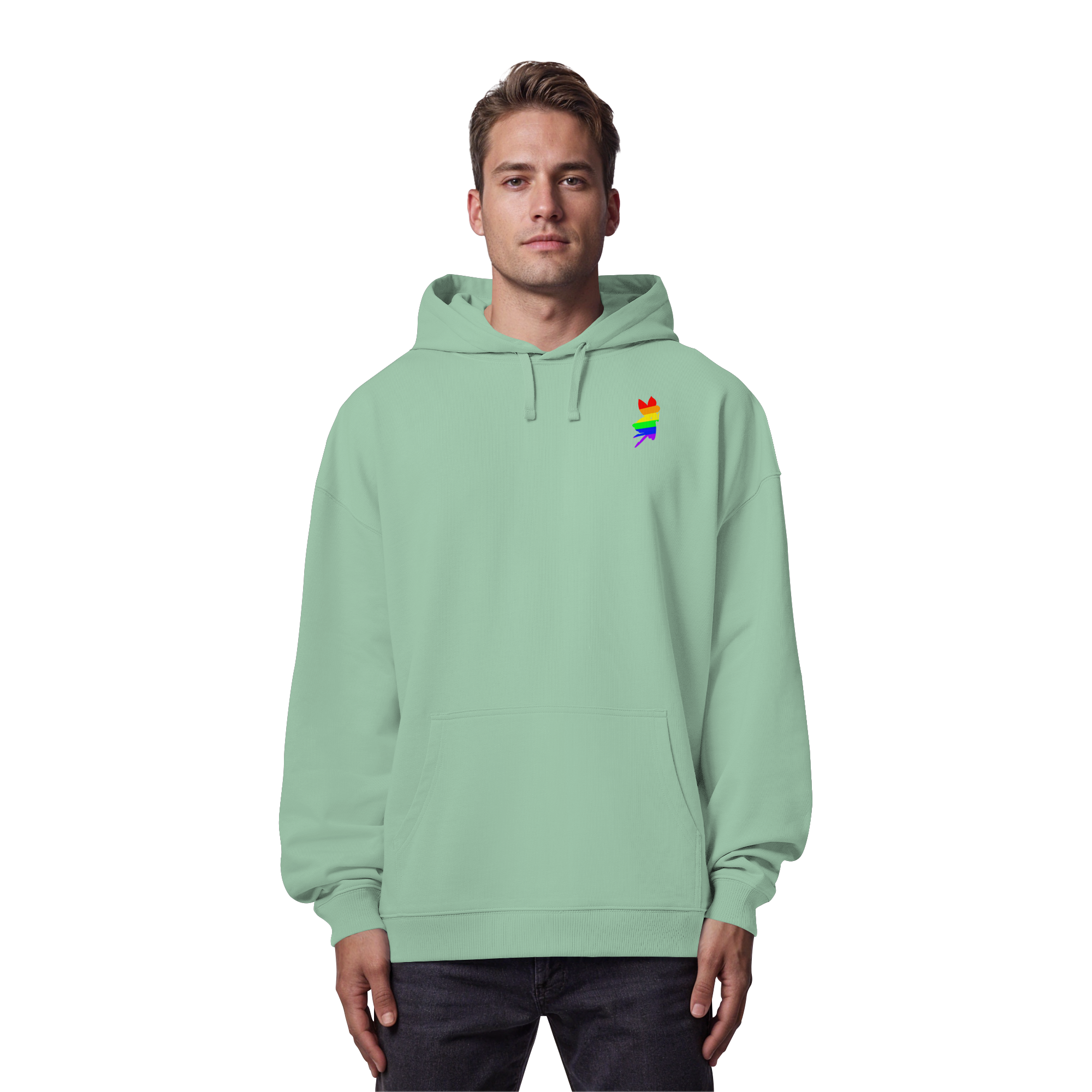 Regenbogen Fee - Organic Oversize Hoodie