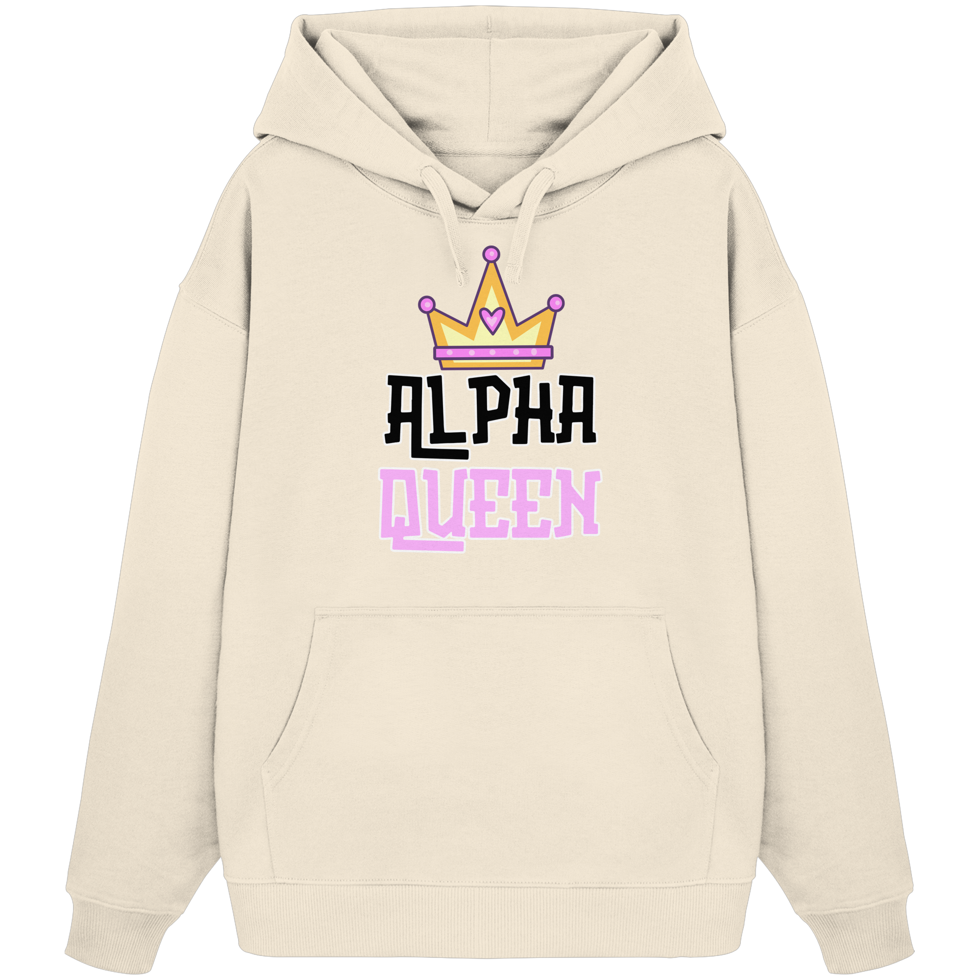 Alpha Queen - Organic Oversize Hoodie