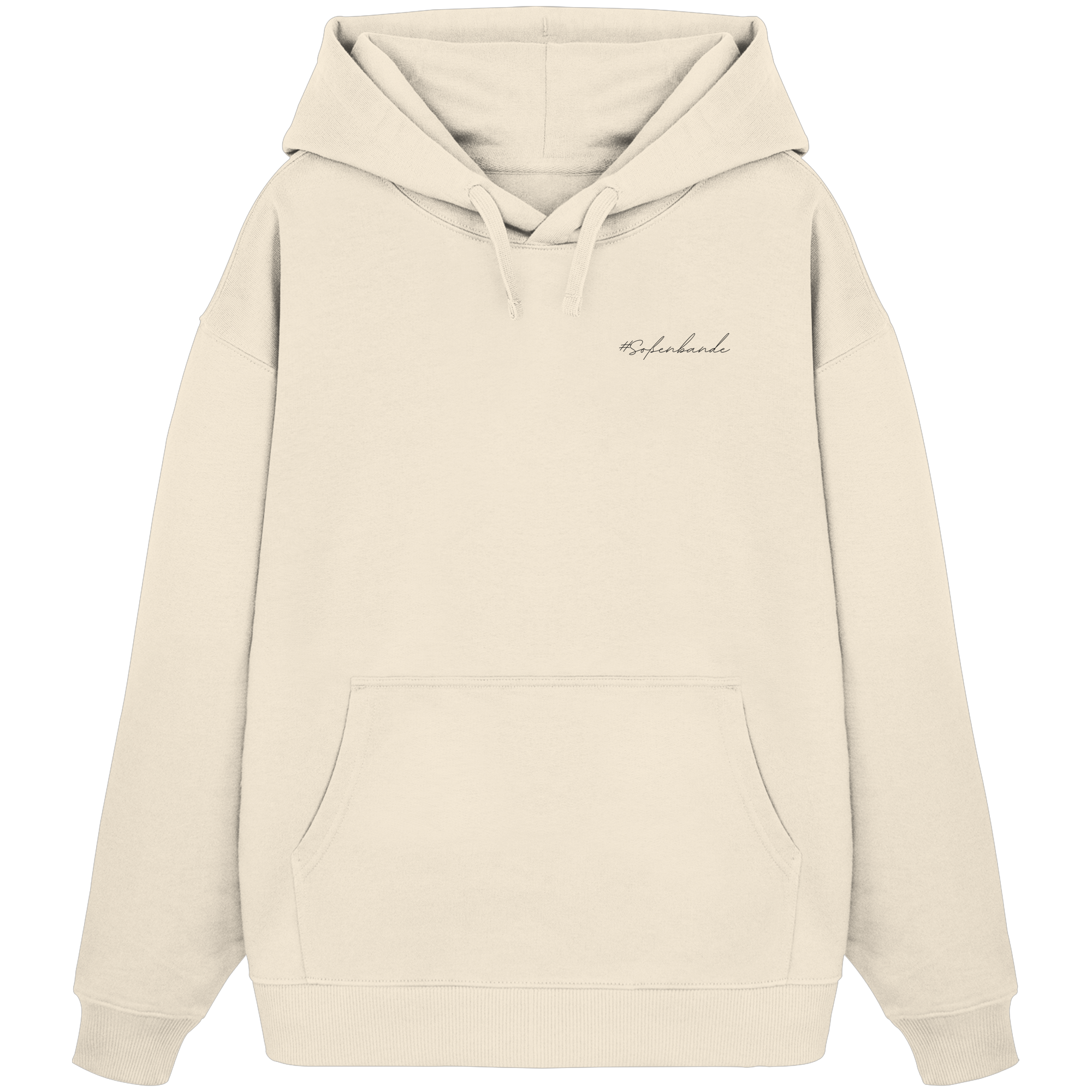 #Soßenbande (schwarze Schrift) - Organic Oversize Hoodie