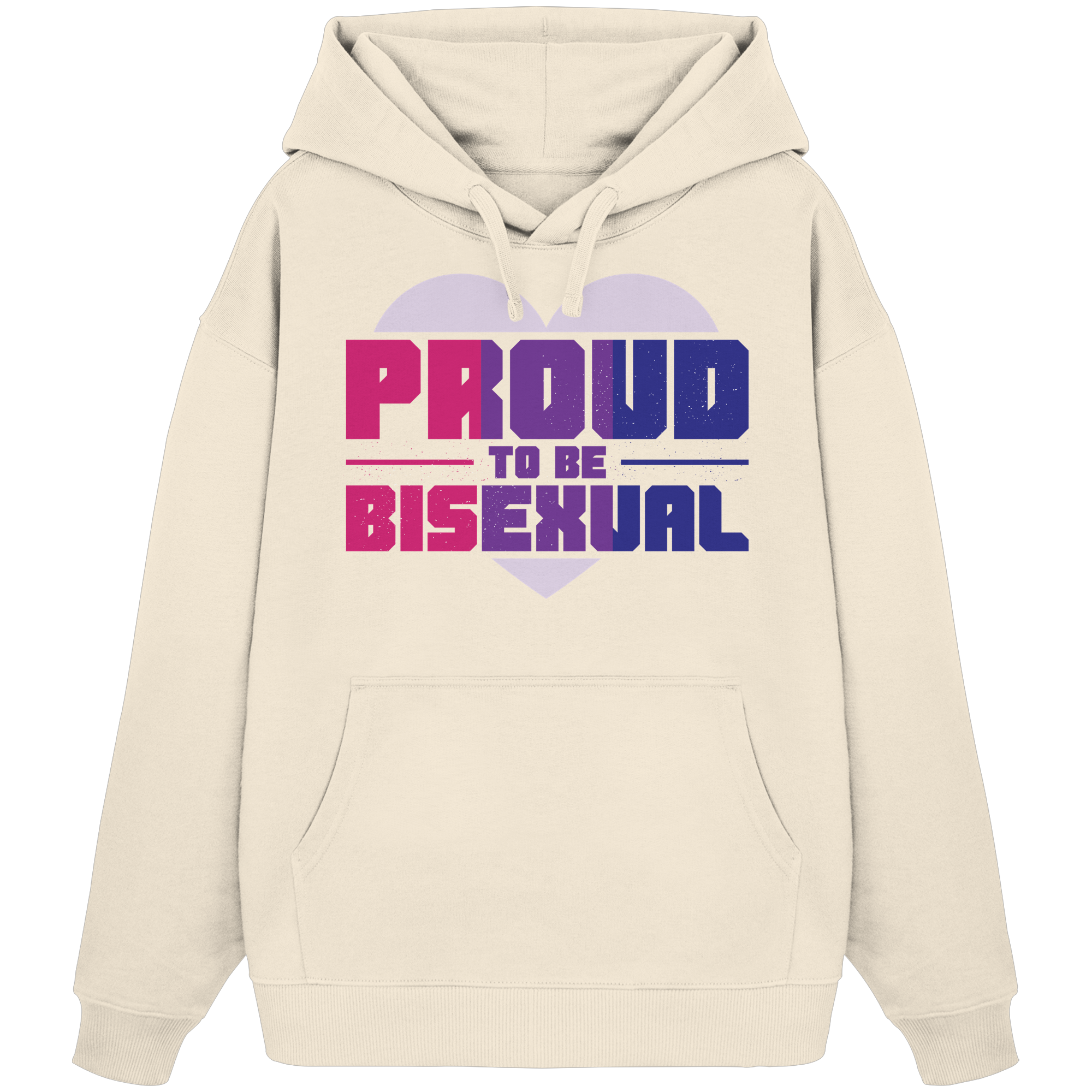 Proud to be Bisexual - Organic Oversize Hoodie