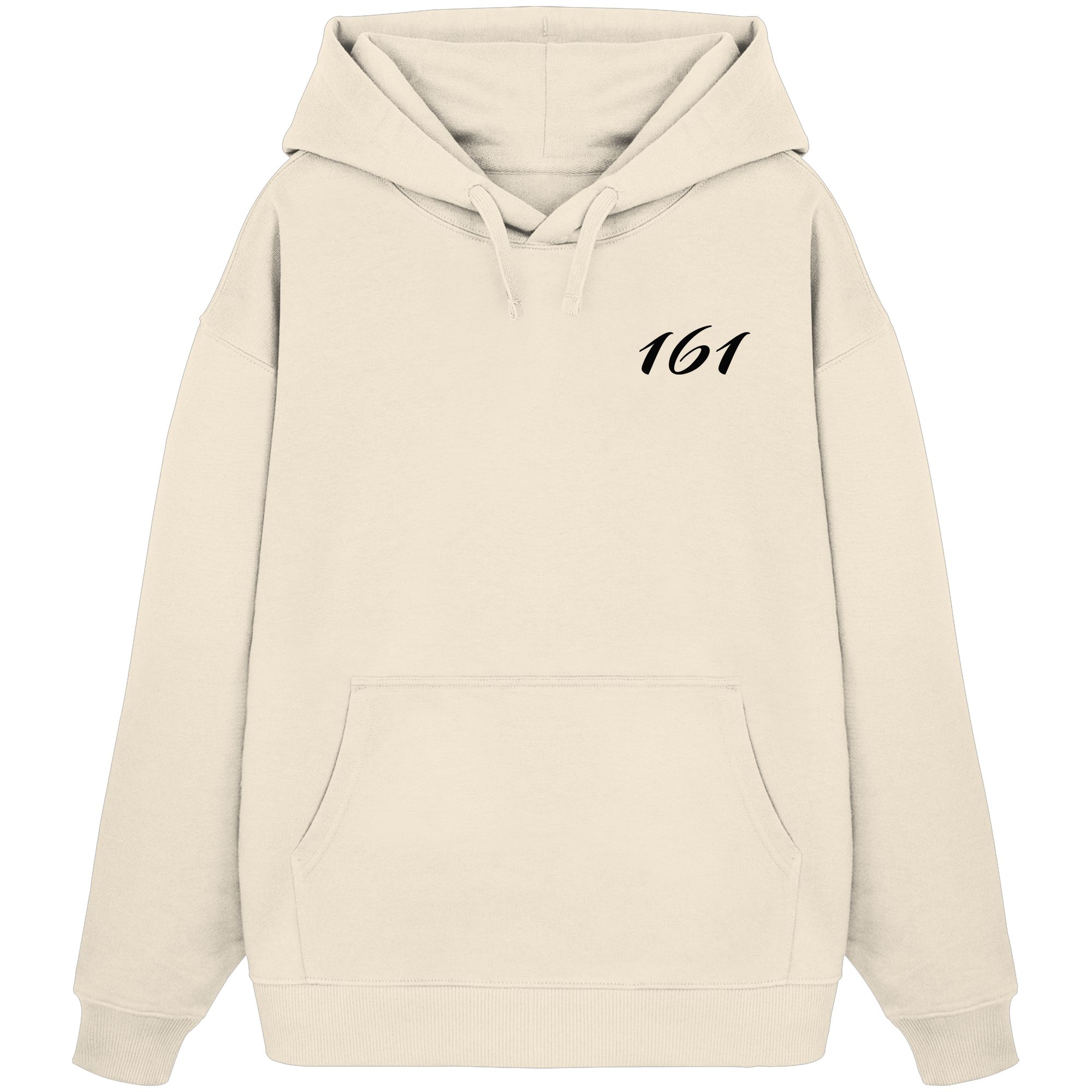 the world is a better place with anti fascism - Organic Oversize Hoodie