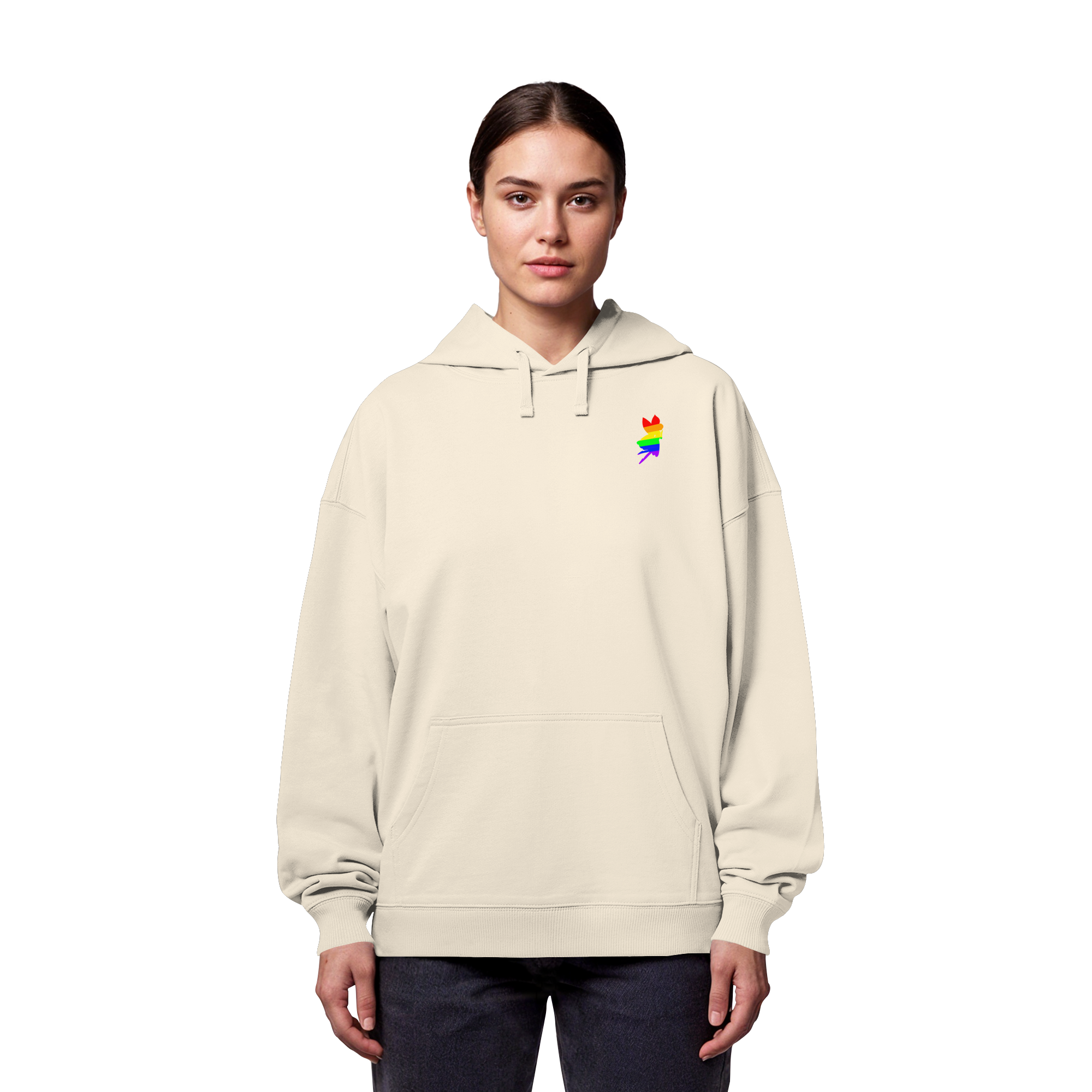 Regenbogen Fee - Organic Oversize Hoodie