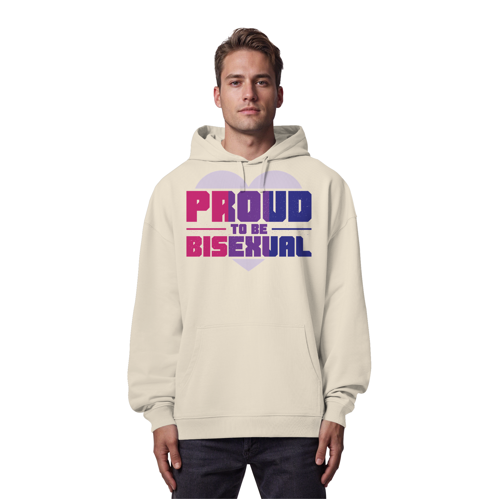 Proud to be Bisexual - Organic Oversize Hoodie