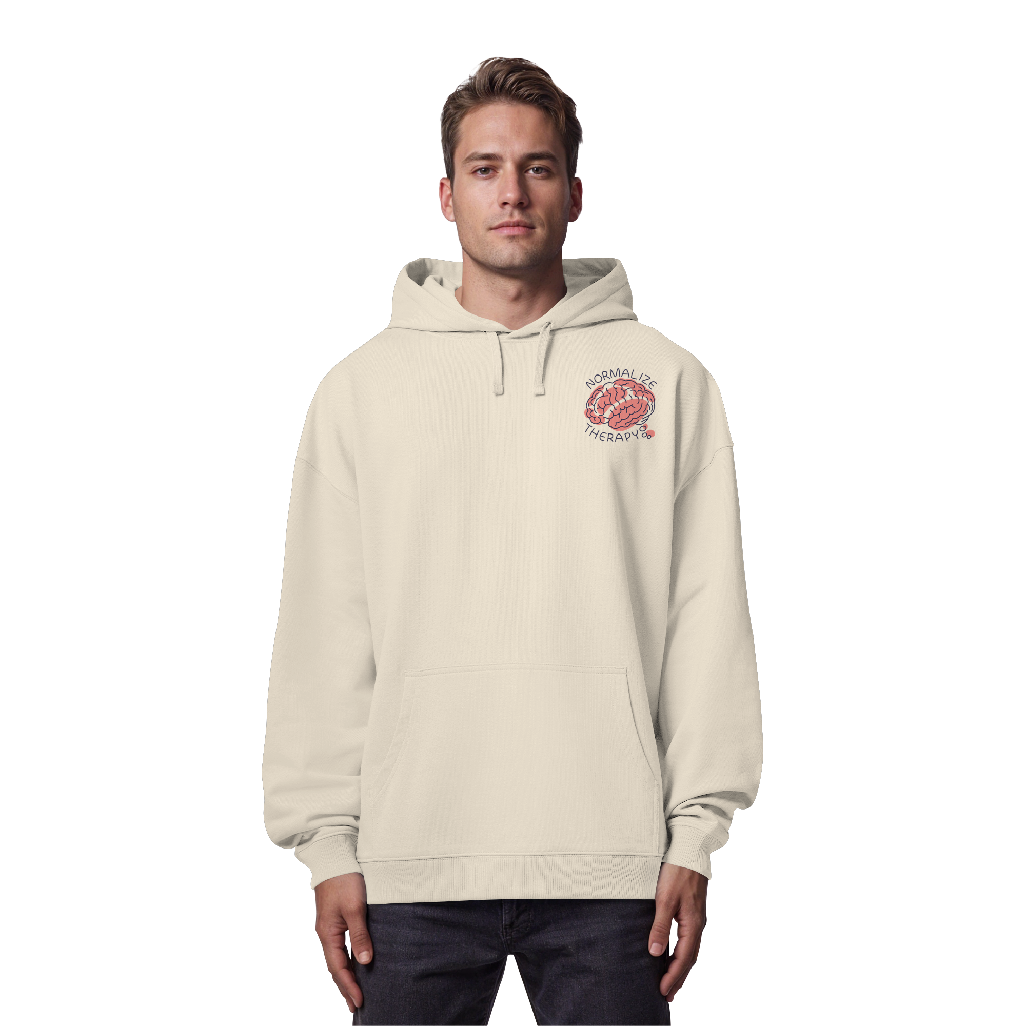 Normalize Therapy - Organic Oversize Hoodie