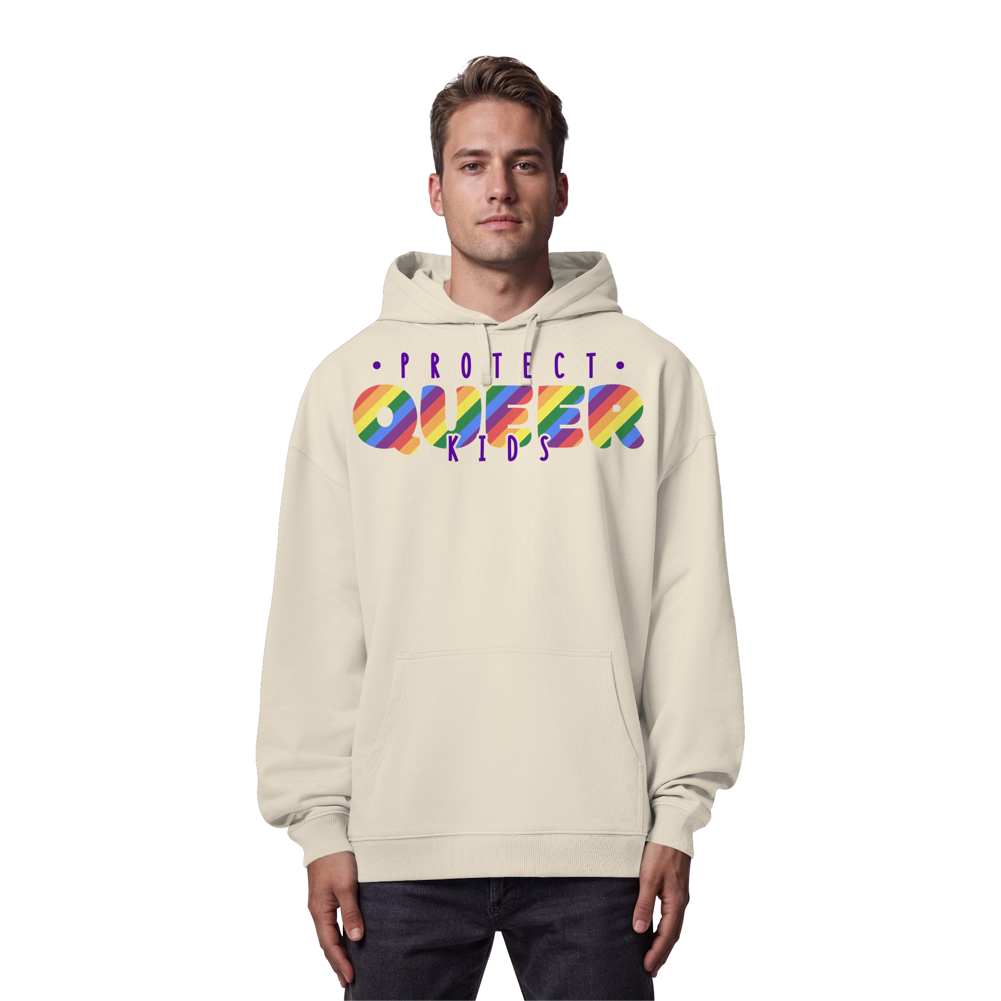 Protect Queer Kids - Organic Oversize Hoodie