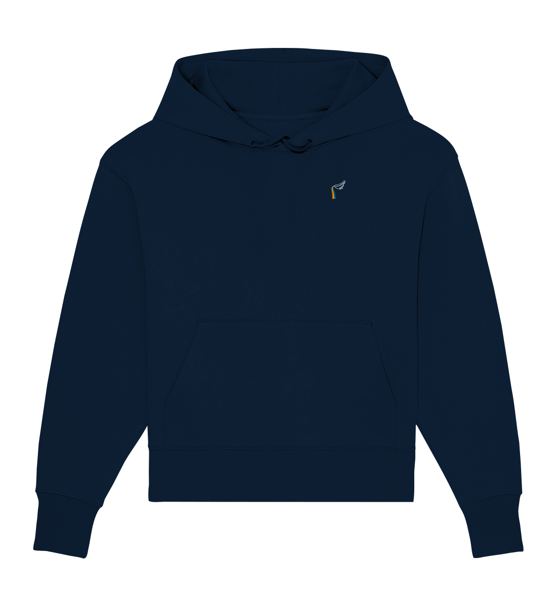 Regenbogen Soße: Sauciere - Organic Oversize Hoodie (Stick)