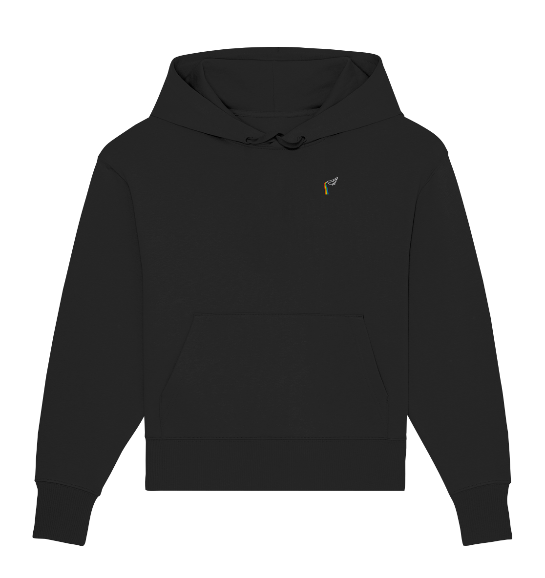 Regenbogen Soße: Sauciere - Organic Oversize Hoodie (Stick)