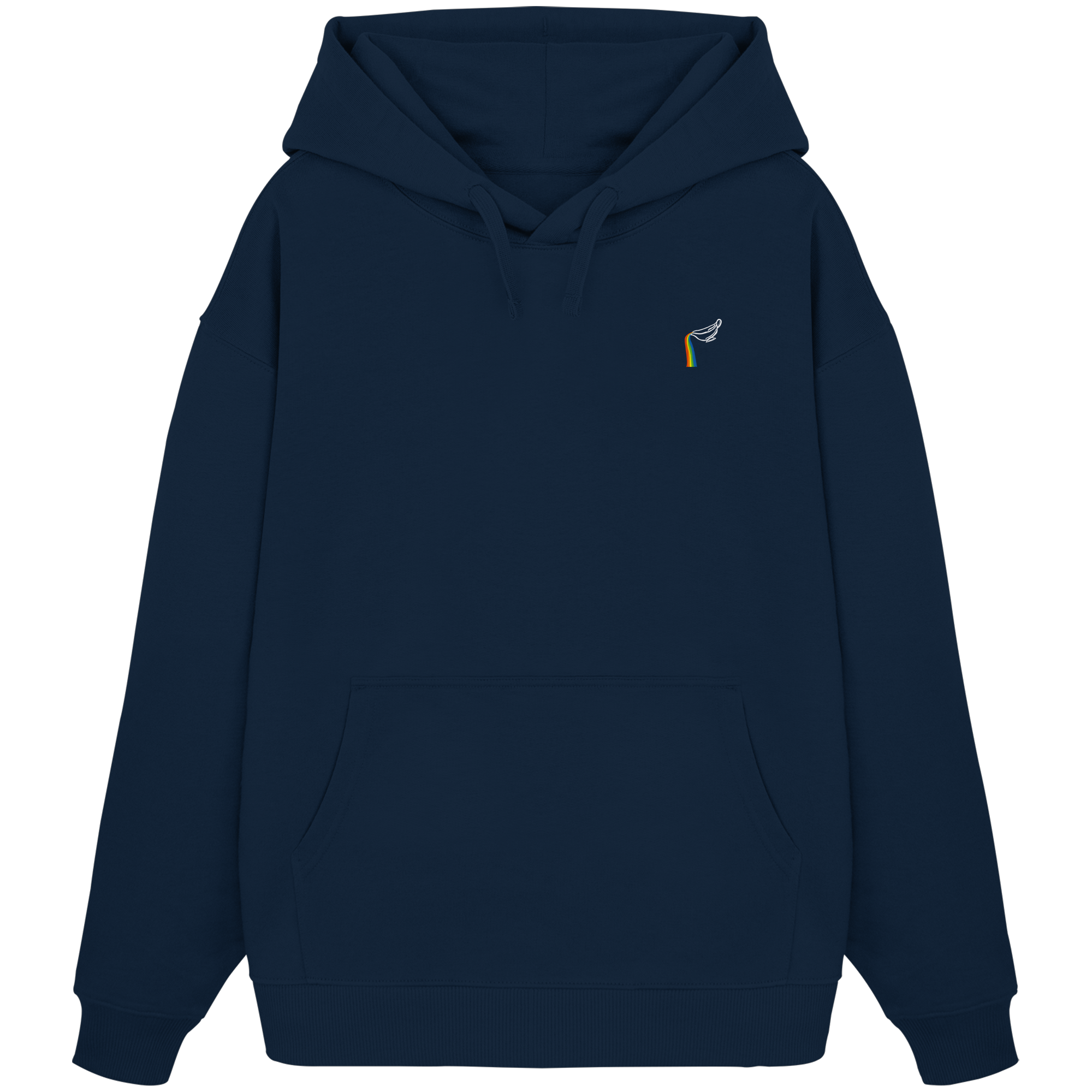 Regenbogen Soße: Sauciere - Organic Oversize Hoodie (Stick)