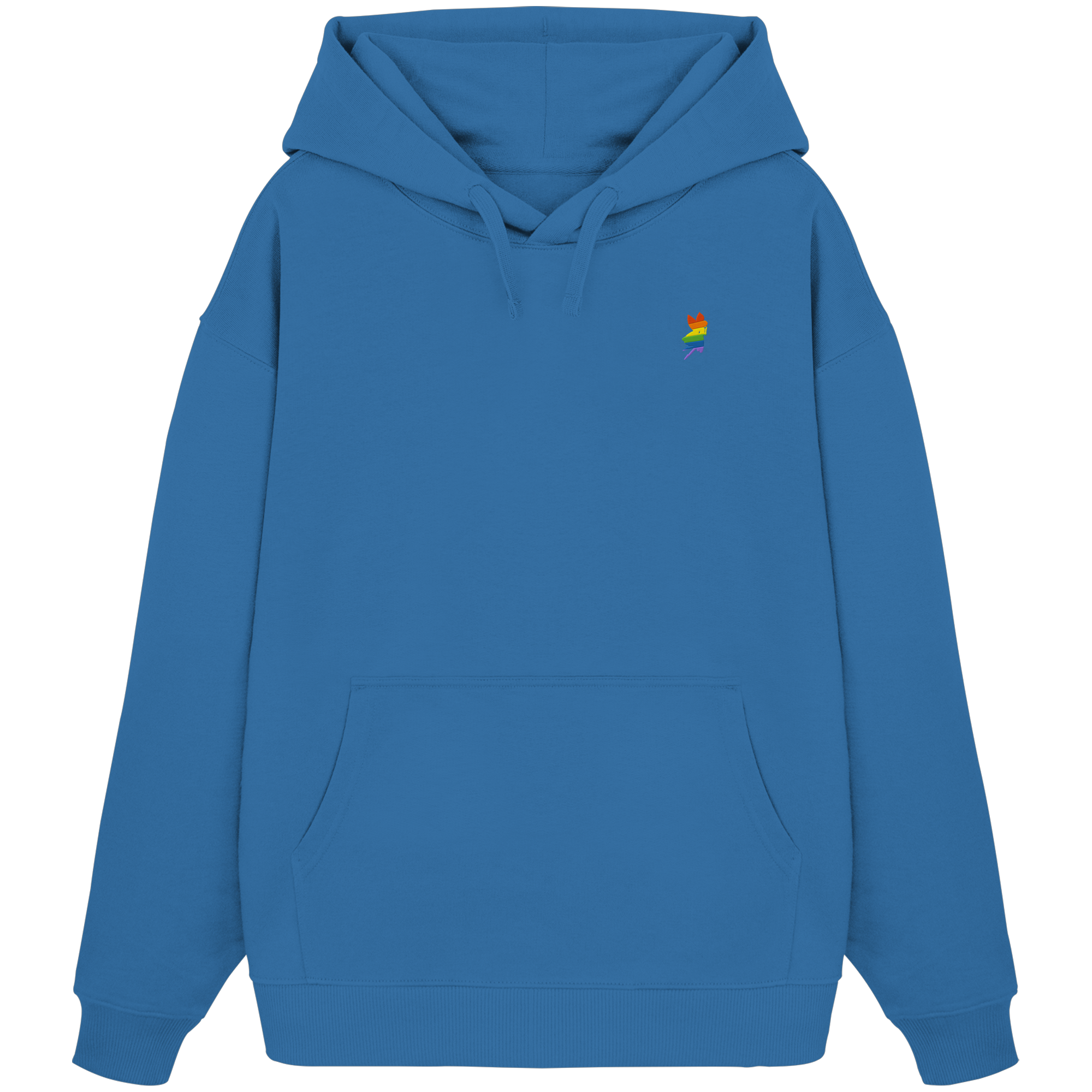 Regenbogen Fee - Organic Oversize Hoodie (Stick)