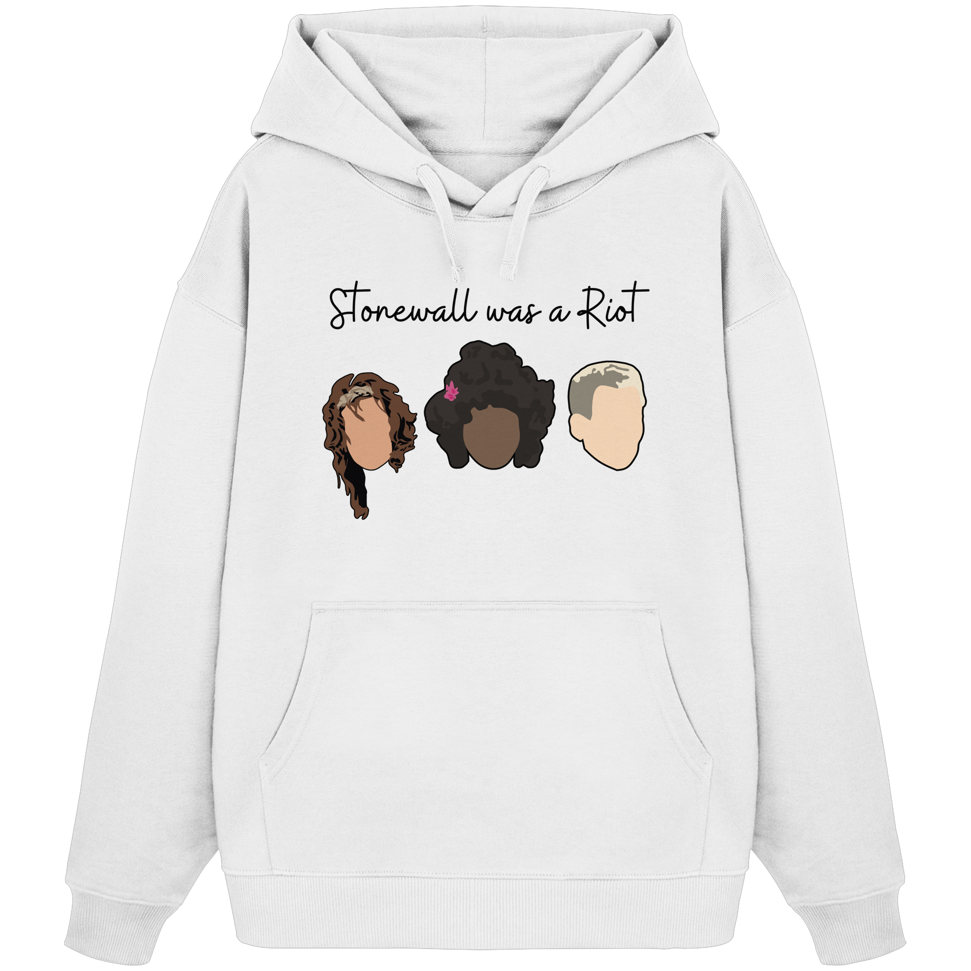Stonewall was a Riot "Icons Edition" (hell) - Organic Oversize Hoodie