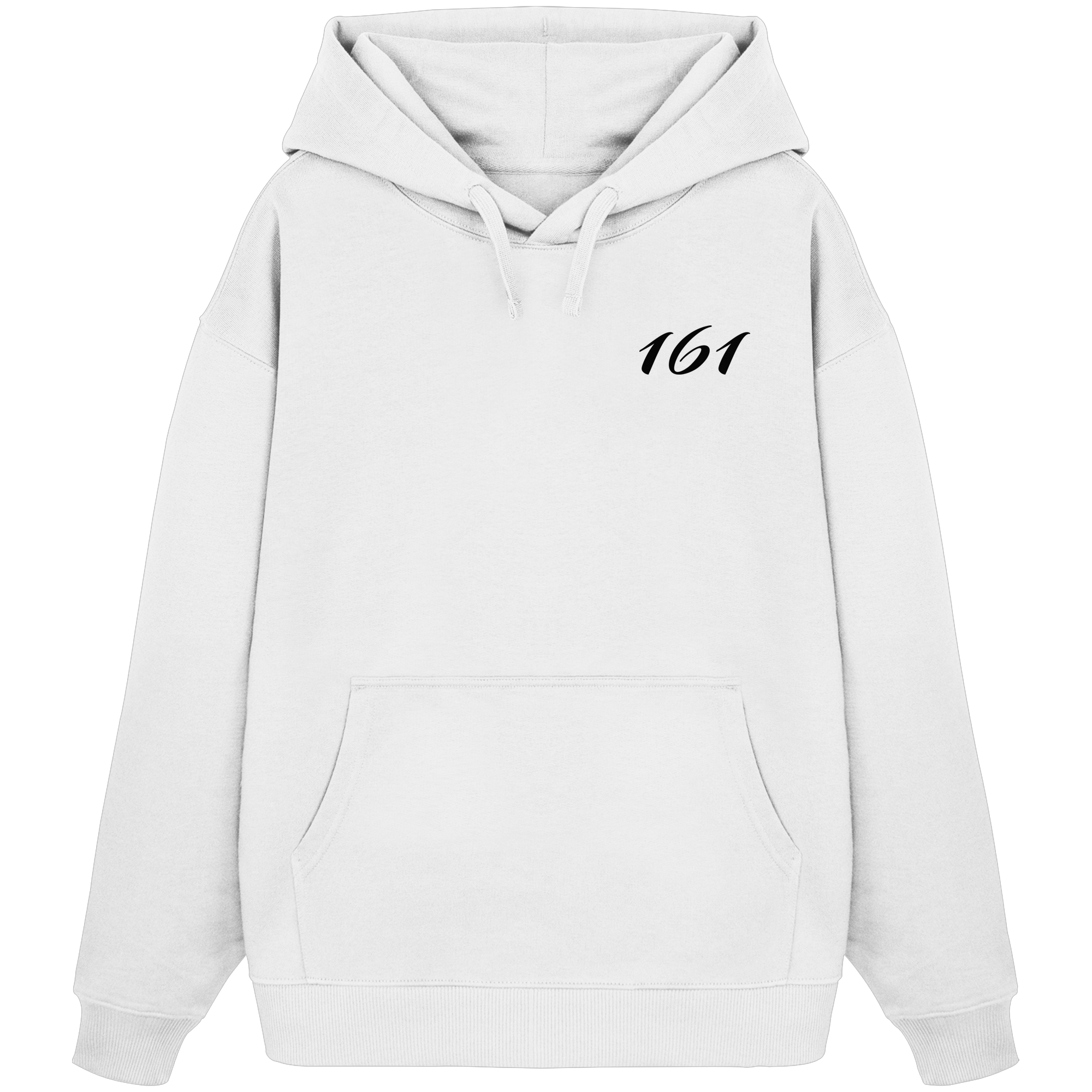 the world is a better place with anti fascism - Organic Oversize Hoodie