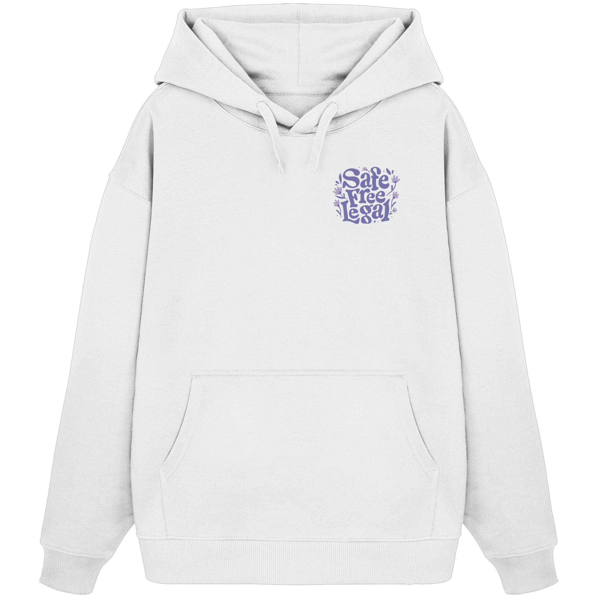 Safe Free Legal "Blumen Edition" - Organic Oversize Hoodie