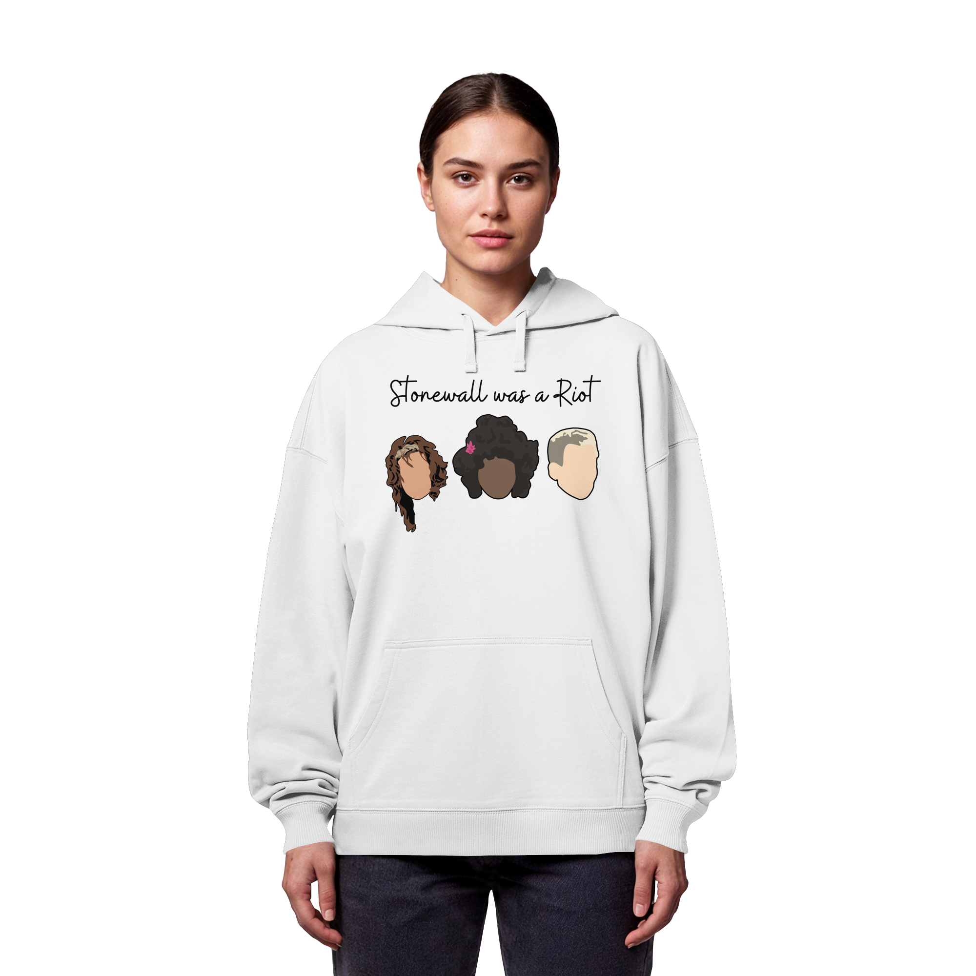 Stonewall was a Riot "Icons Edition" (hell) - Organic Oversize Hoodie