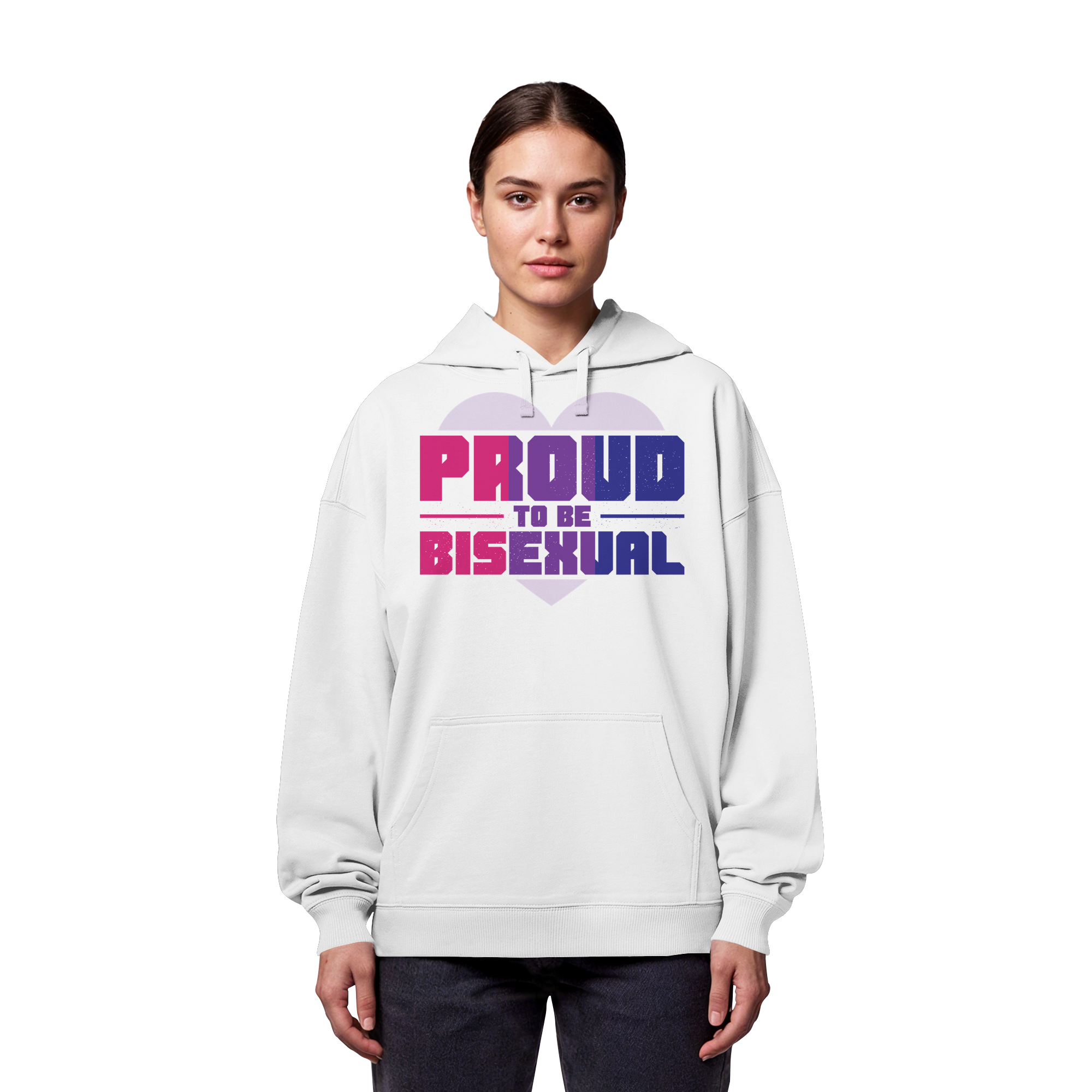 Proud to be Bisexual - Organic Oversize Hoodie