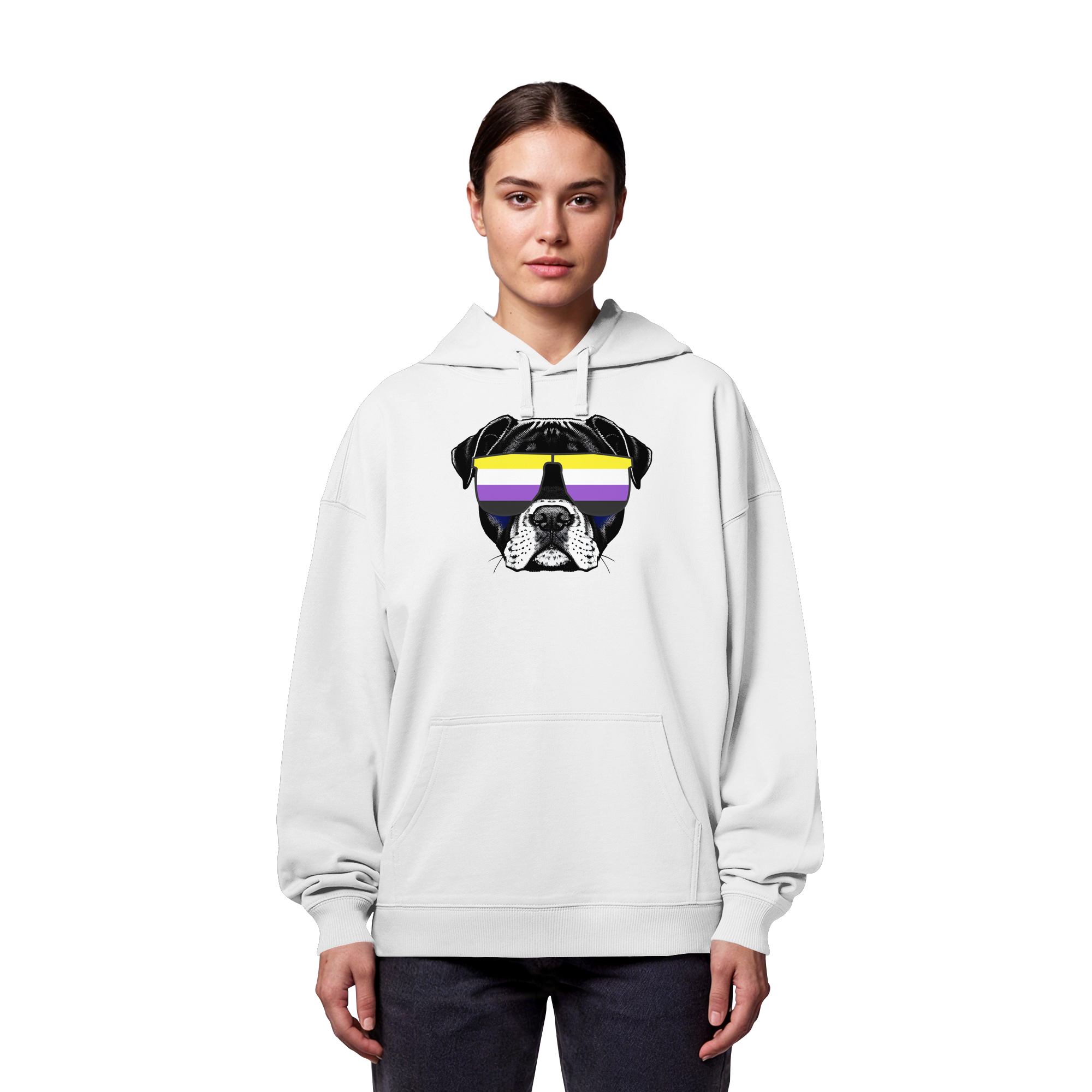 Nonbinary Doggo - Organic Oversize Hoodie