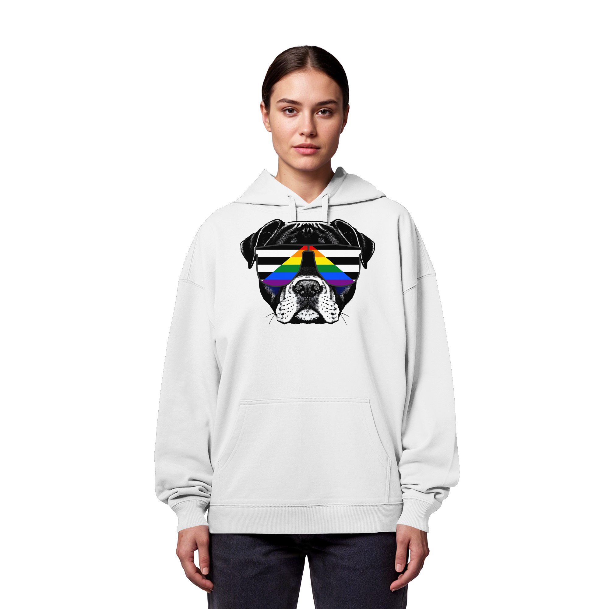 Straight Ally Doggo - Organic Oversize Hoodie
