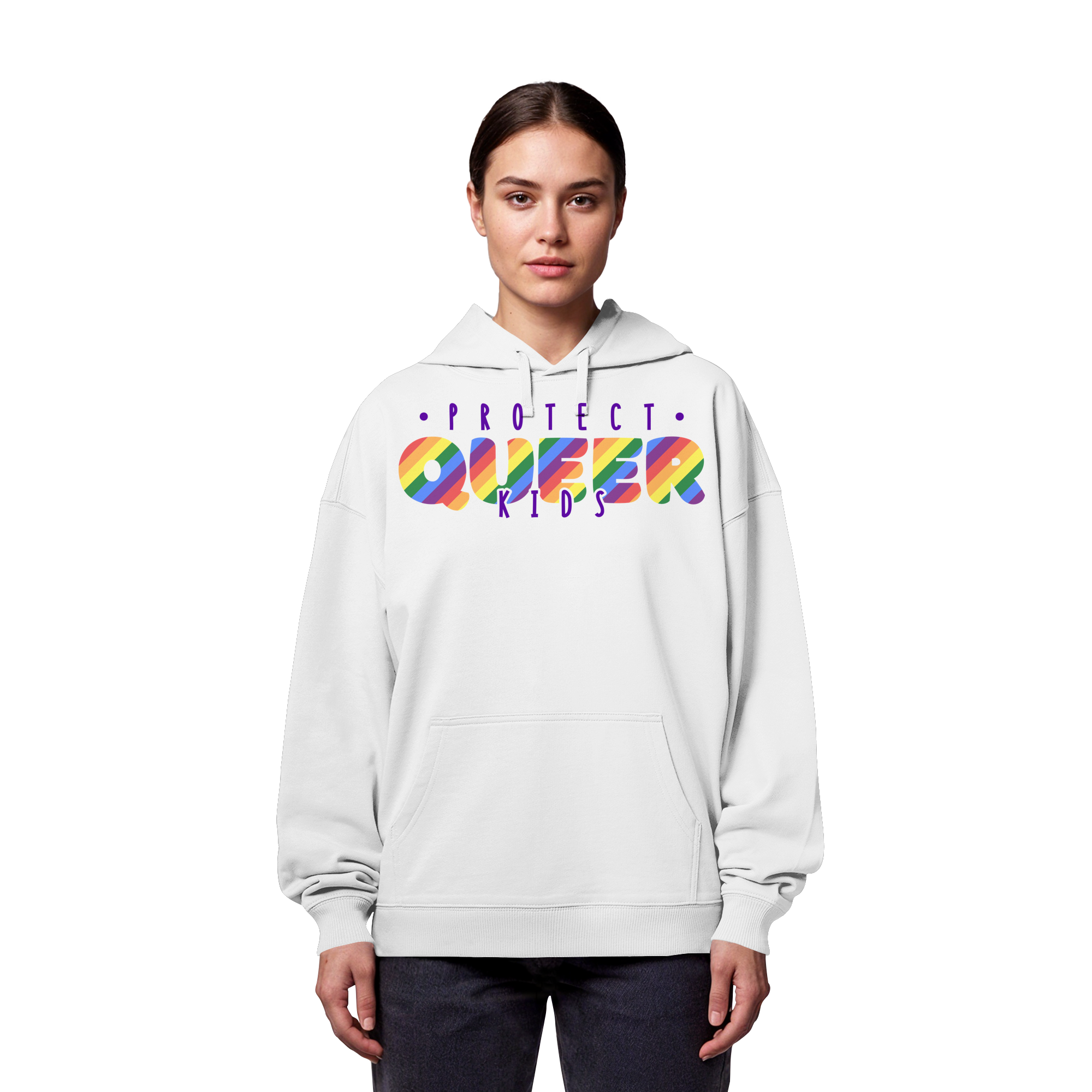 Protect Queer Kids - Organic Oversize Hoodie
