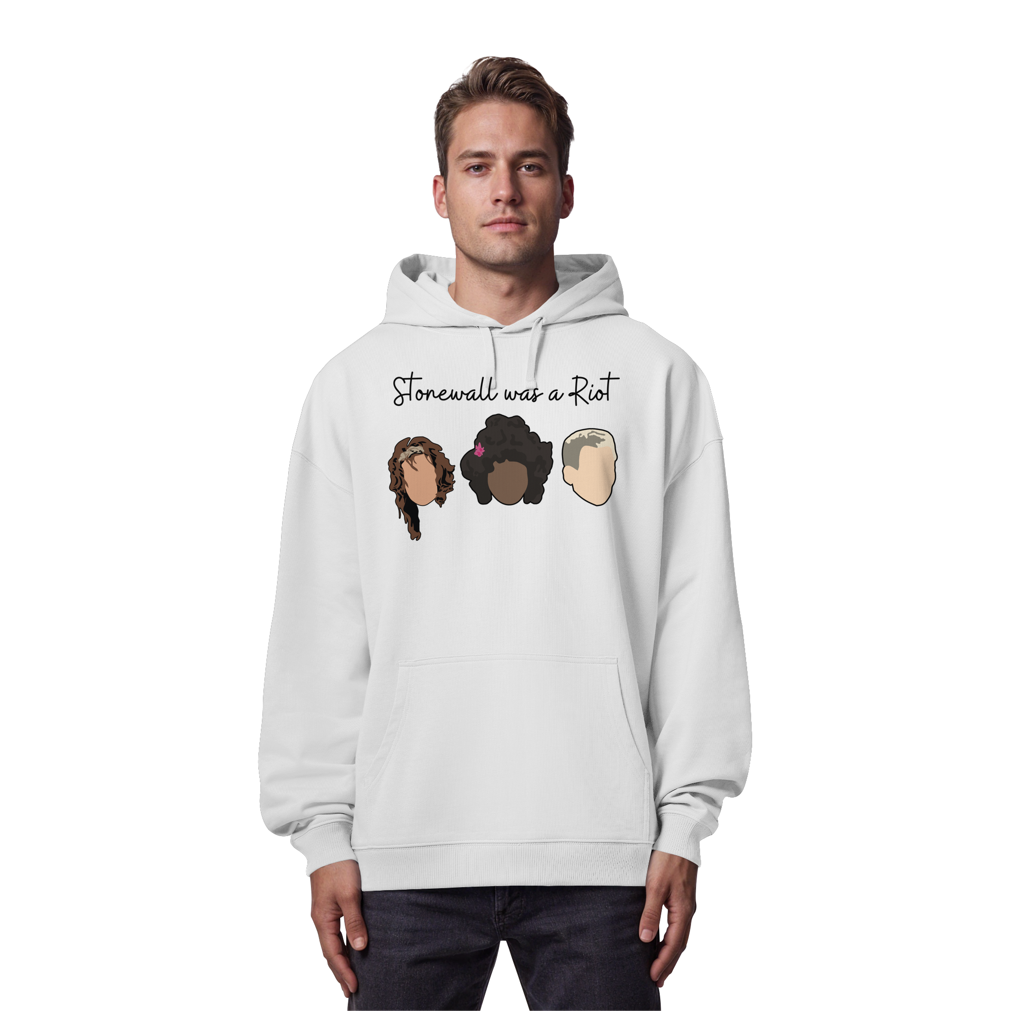 Stonewall was a Riot "Icons Edition" (hell) - Organic Oversize Hoodie