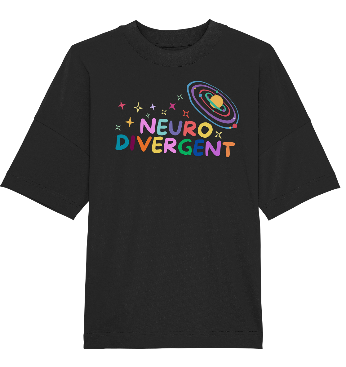 Neurodivergent "Planet Edition" - Organic Oversize Shirt