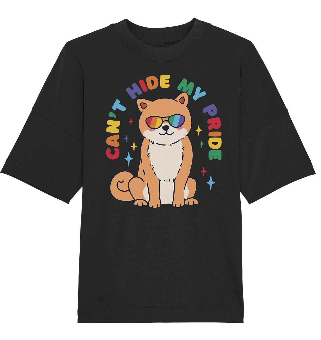 Can't Hide my Pride Doggo - Organic Oversize Shirt