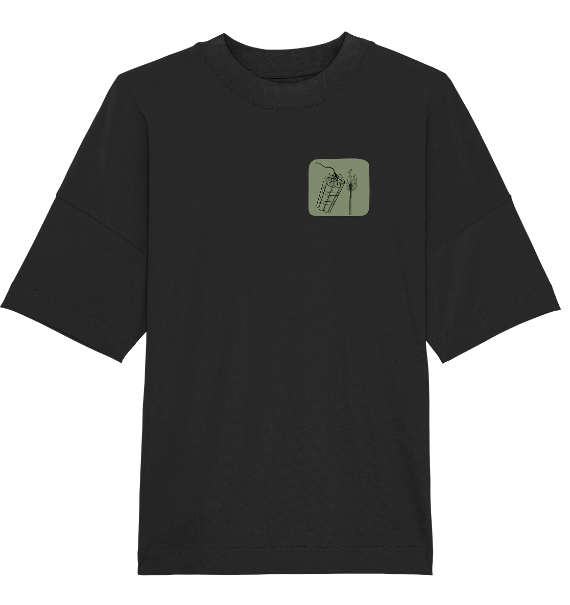Feuer und Flamme fürs Patriarchat - Organic Oversize Shirt