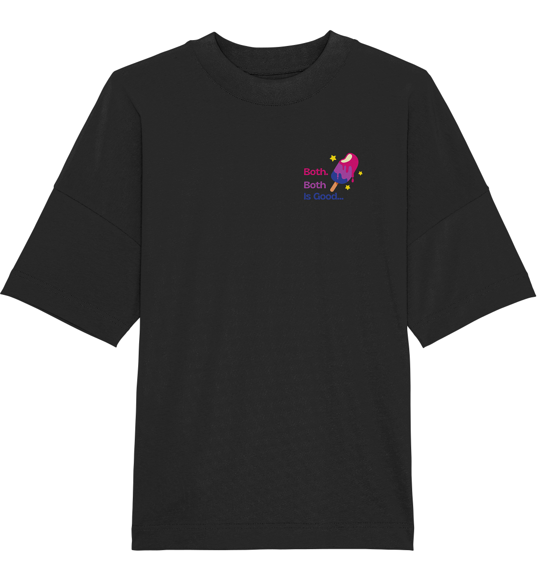 Bi Pride: Both is Good - Organic Oversize Shirt