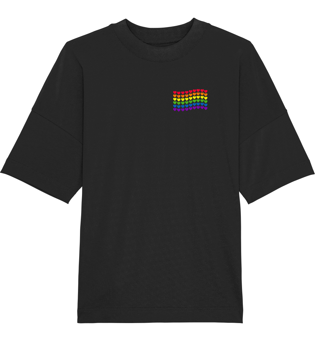 Herzenflagge - Organic Oversize Shirt
