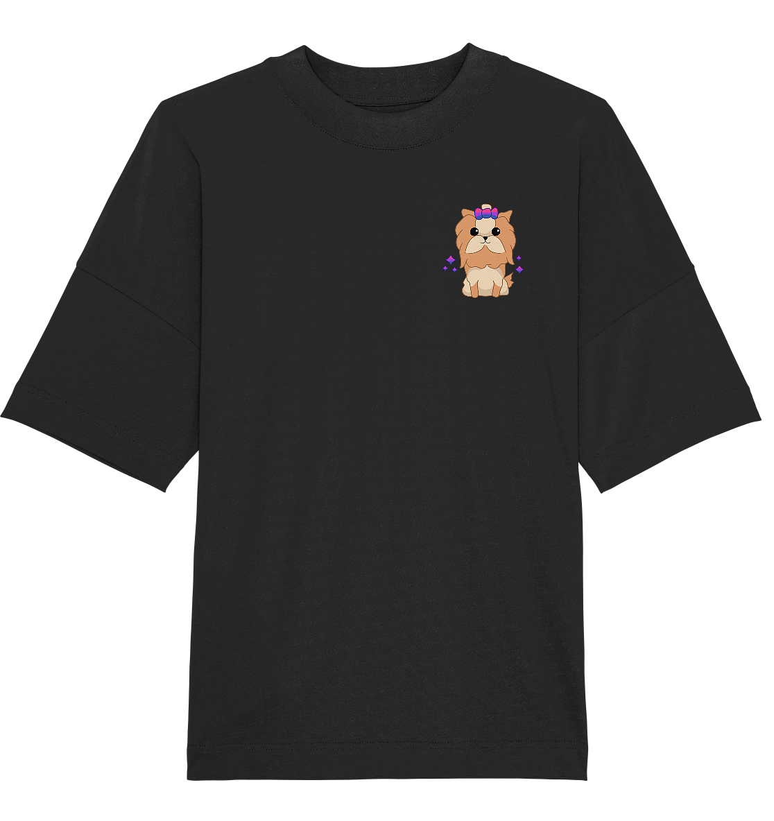 Cute Bisexual Dog - Organic Oversize Shirt