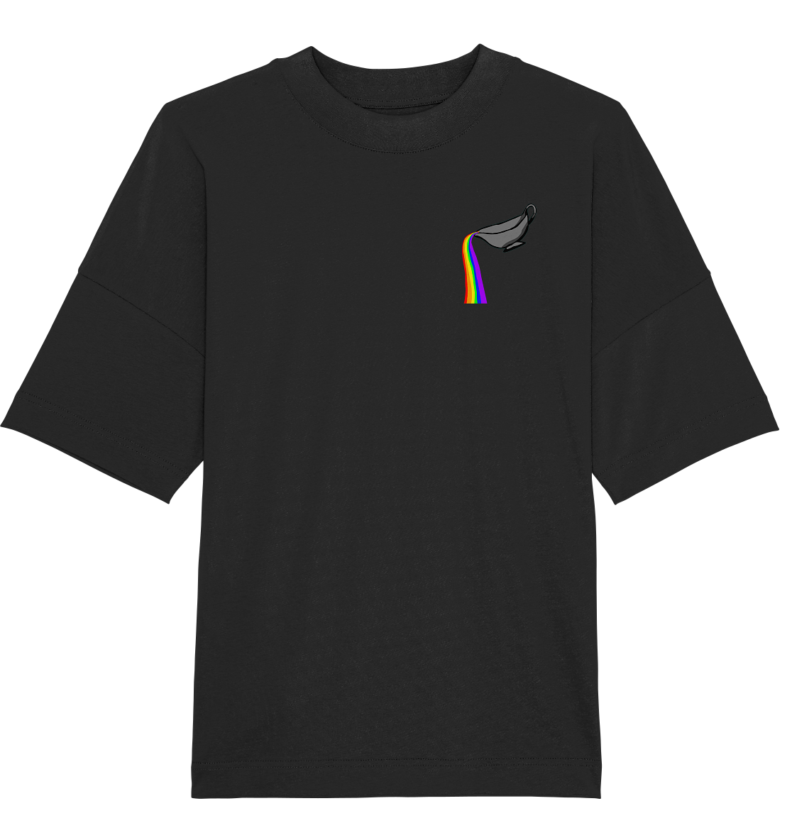 Regenbogen Soße: Sauciere - Organic Oversize Shirt