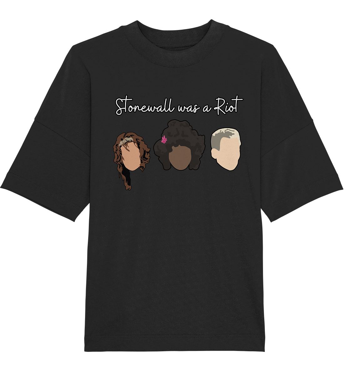 Stonewall was a Riot "Icons Edition" (dunkel) - Organic Oversize Shirt