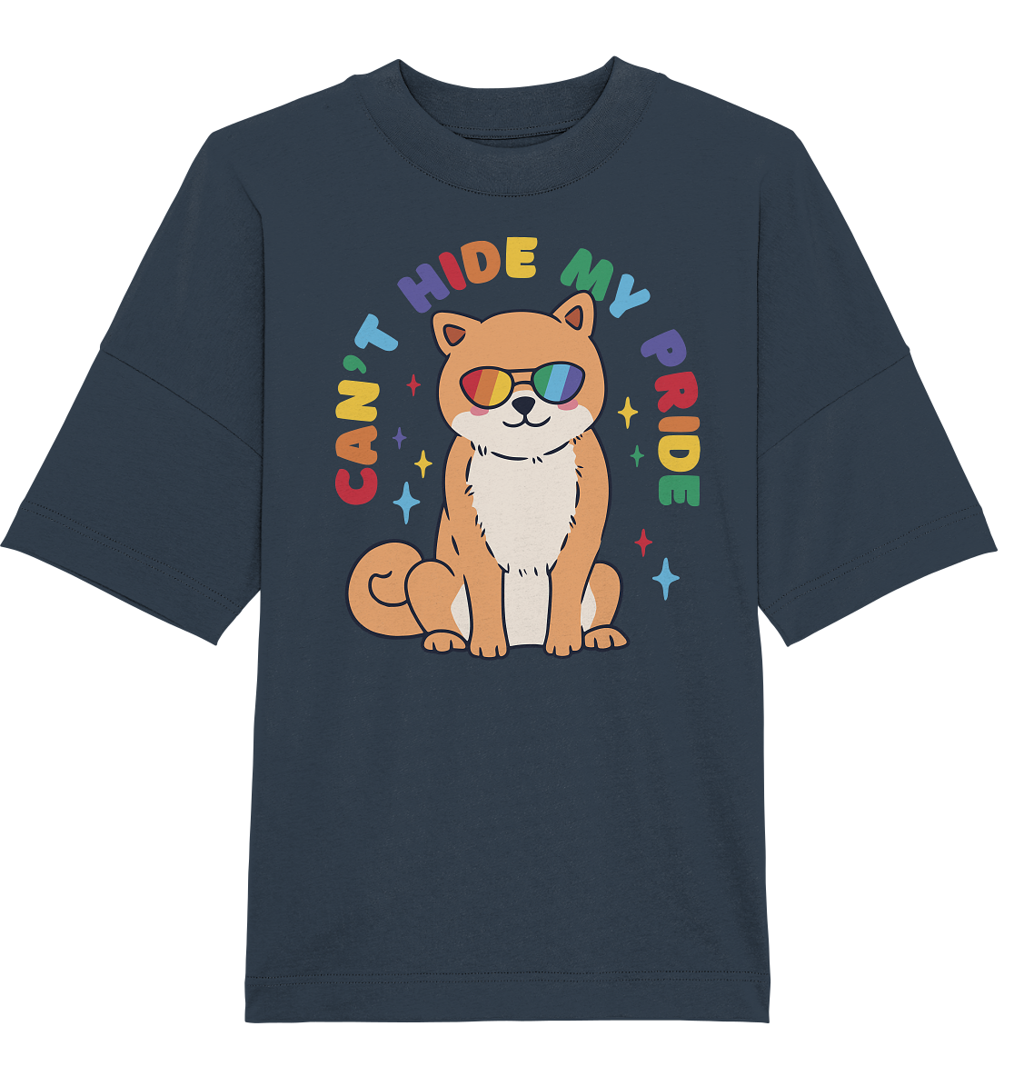 Can't Hide my Pride Doggo - Organic Oversize Shirt